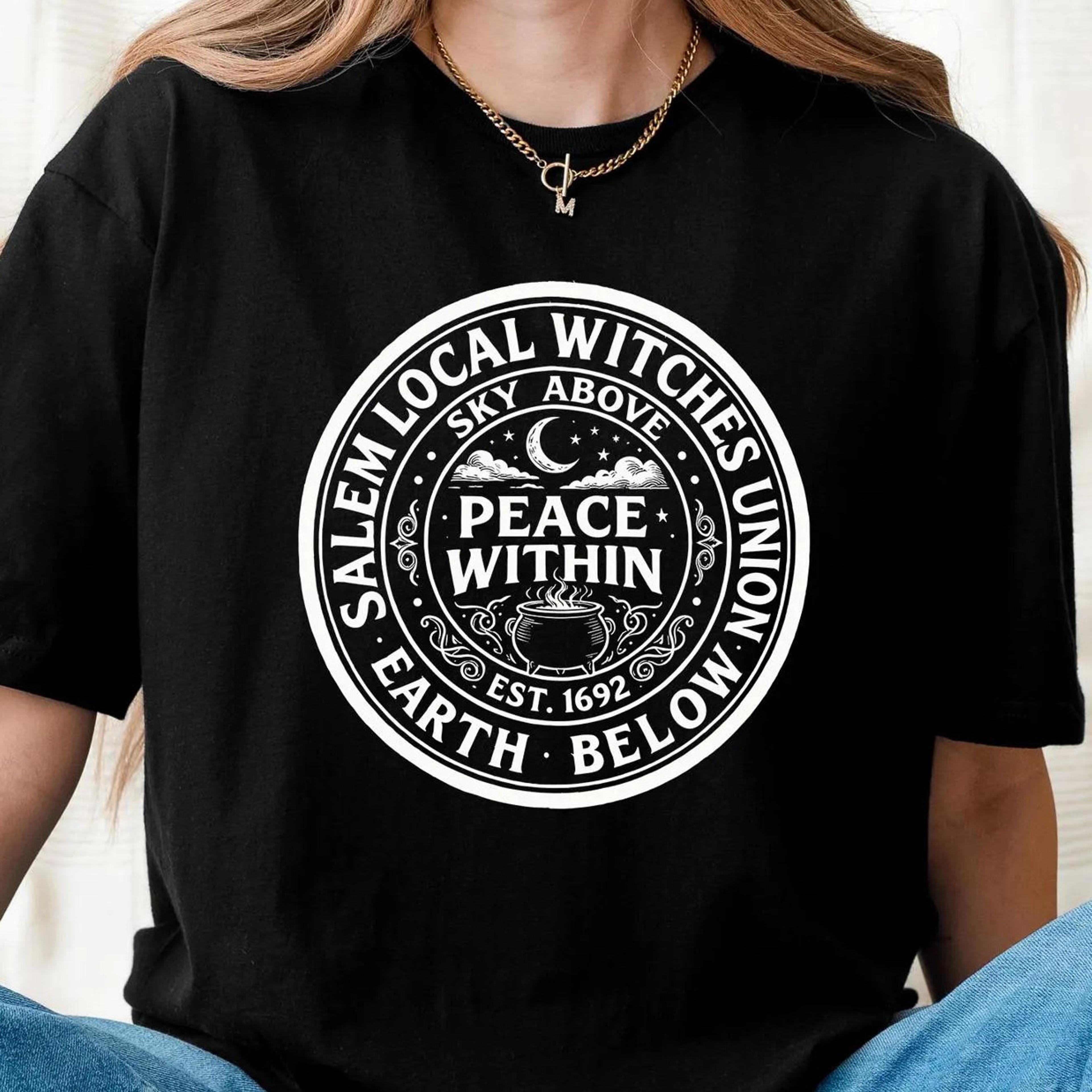 salem local witches shirt, witchy halloween tee, spooky witch gift
