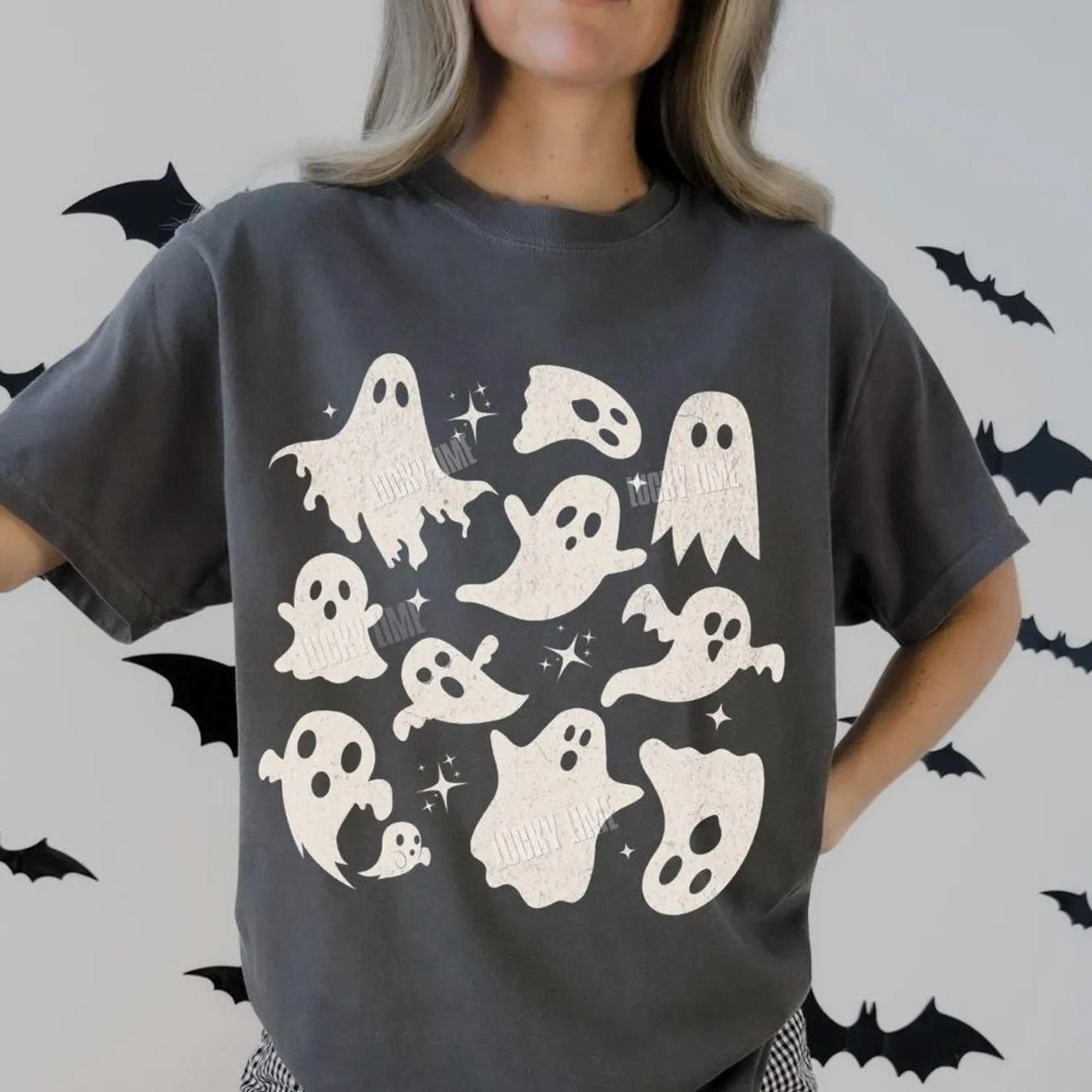 halloween ghost shirt, ghost collage shirt, halloween shirt, cute ghost shirt, cute fall tee, spooky season, spooky vibe