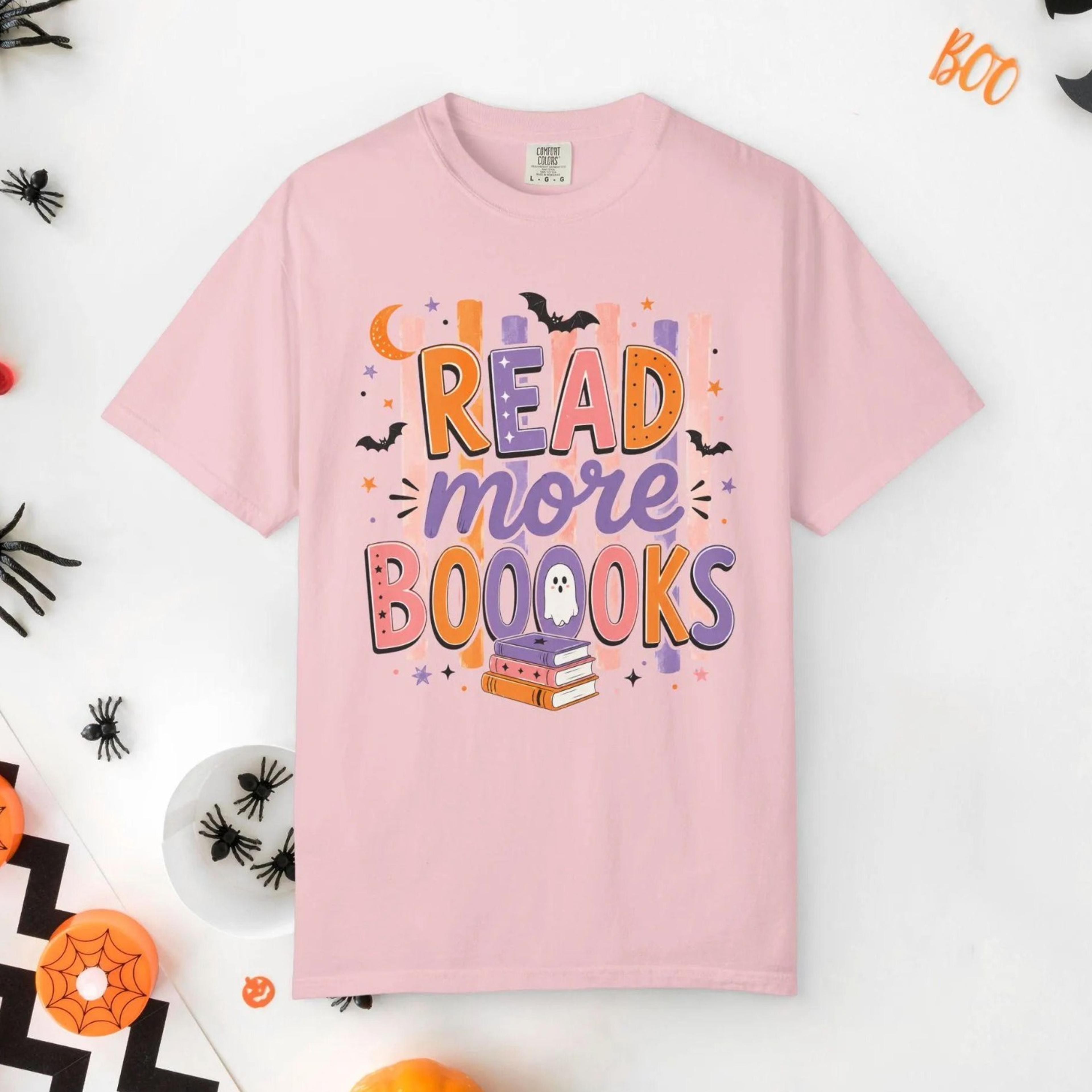 teacher halloween shirt read more books shirt halloween book shirt spooky teacher book lover gifts boo book shirt trendy