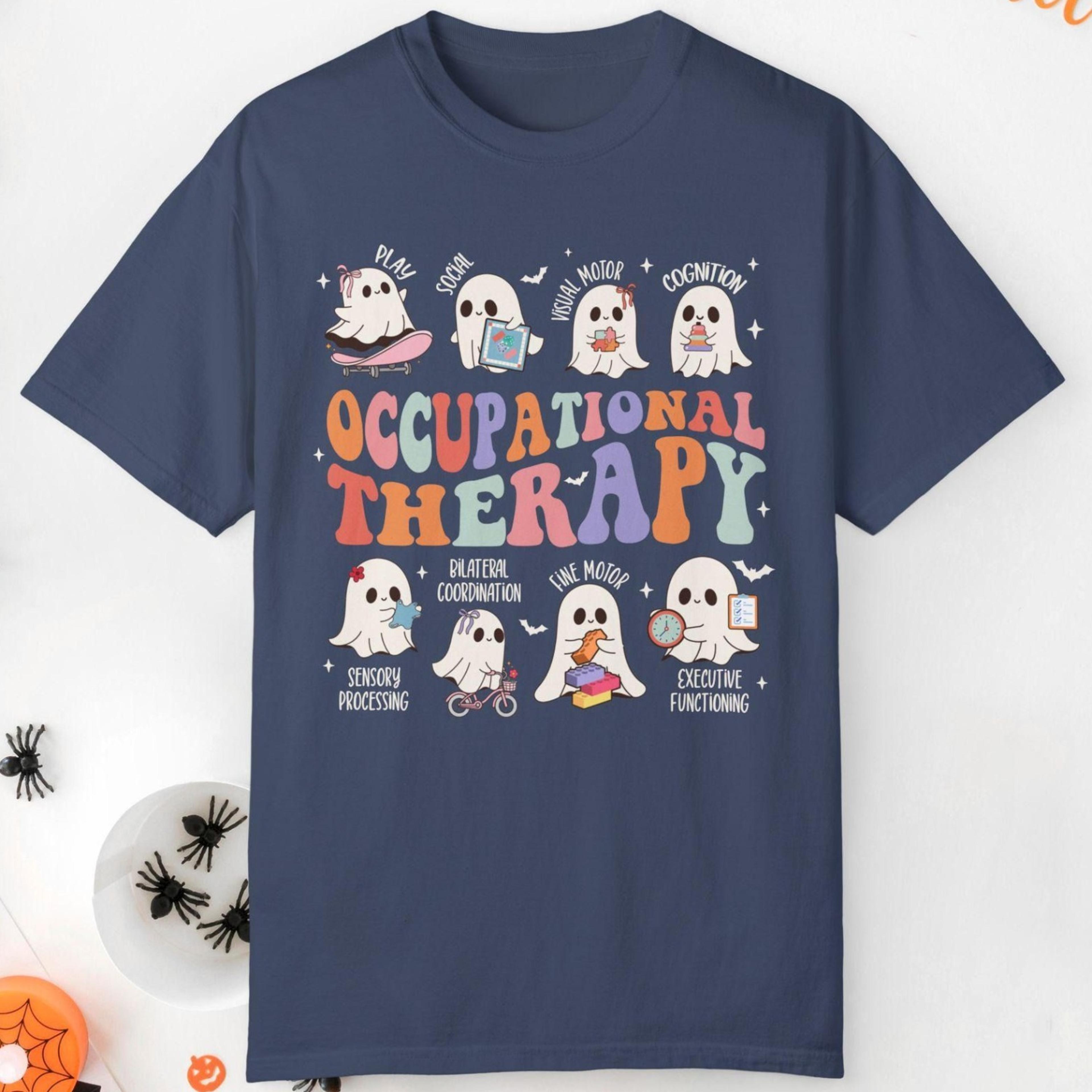 occupational therapy halloween shirt ot shirt ot halloween shirts cute ghost shirt coquette ghost shirt occupational the