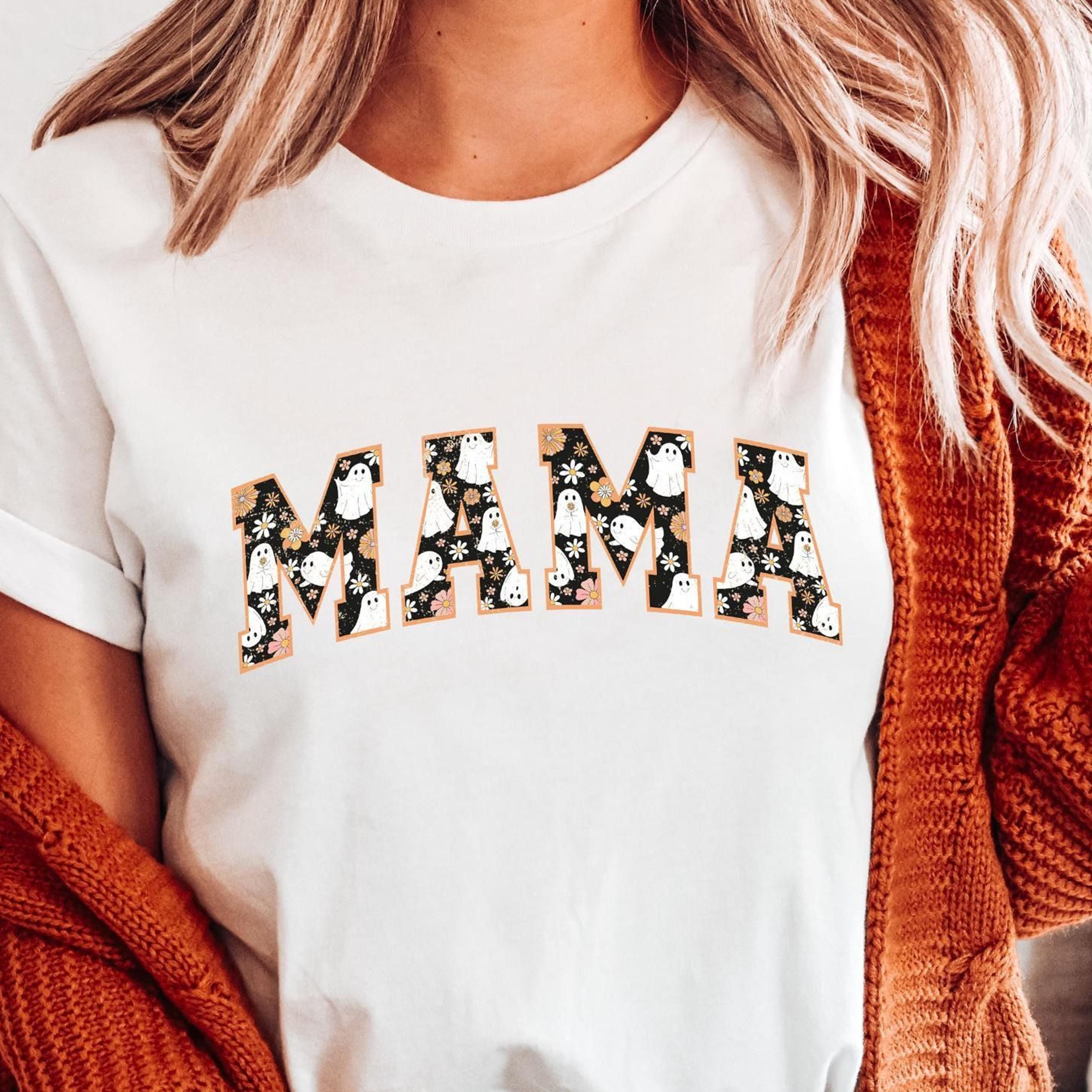 halloween mama sweatshirt spooky mama retro halloween graphic shirt