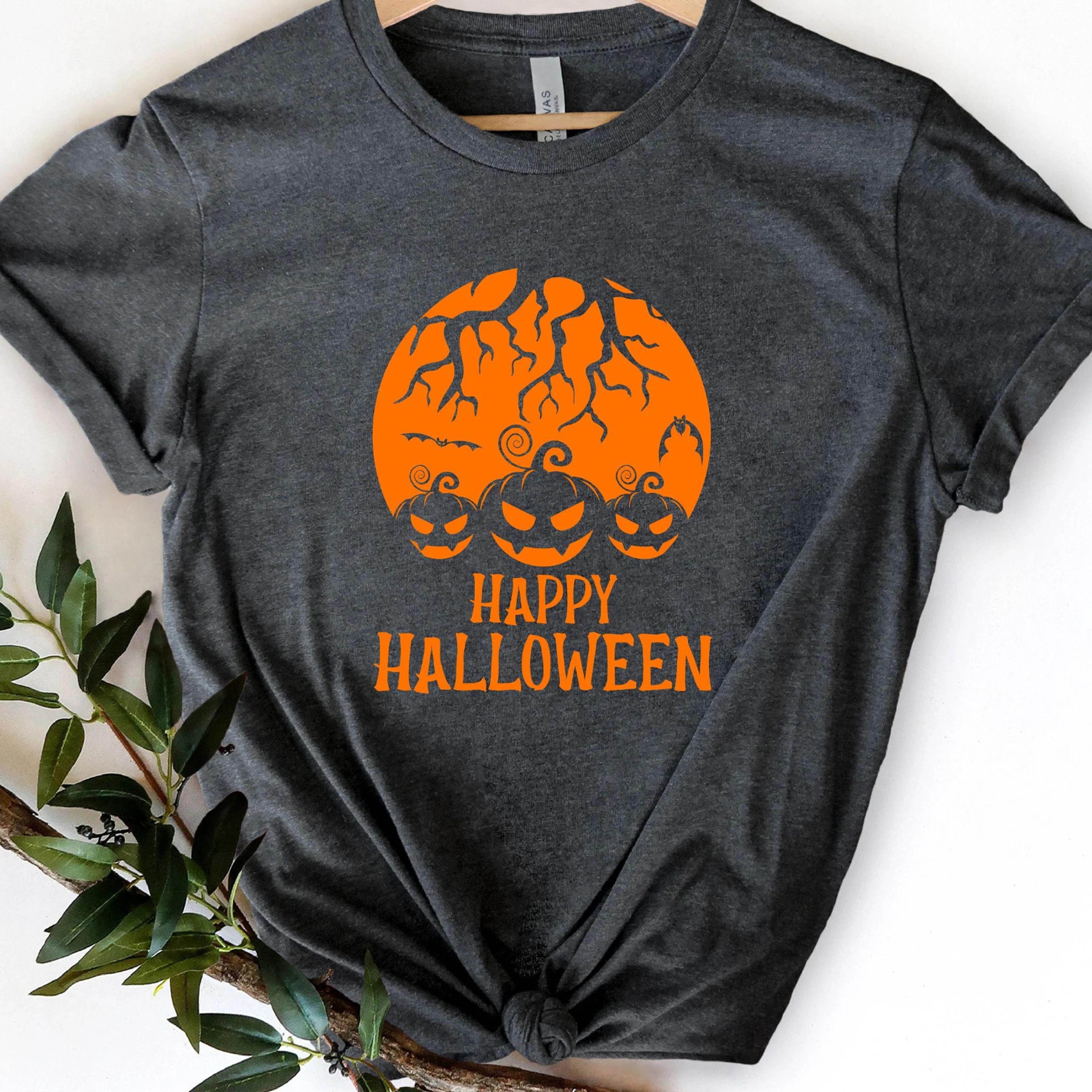 funny pumpkin halloween shirt spooky fall graphic tee cute pumpkin gift
