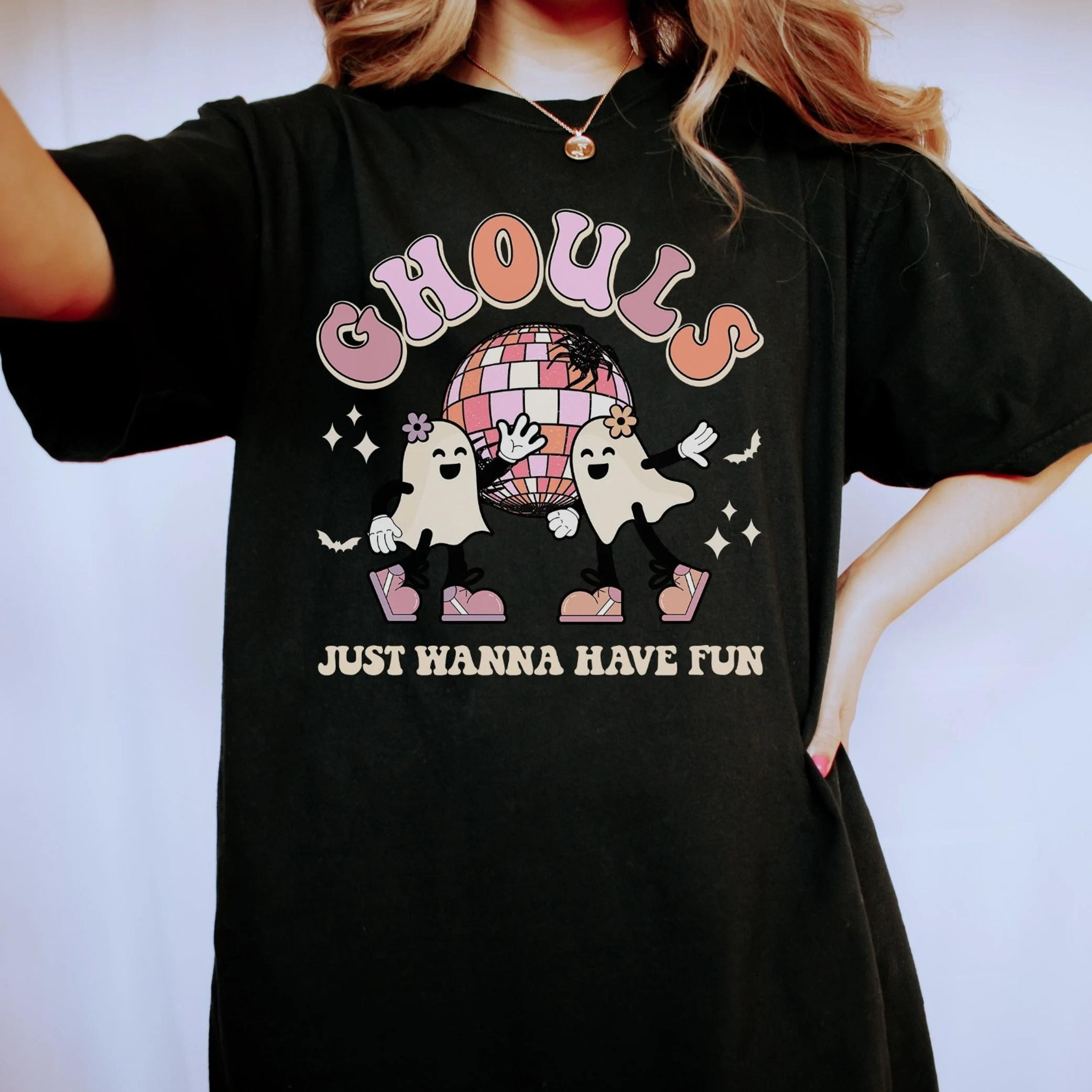 ghouls just wanna have fun shirt funny ghost shirt spooky season shirt halloween crewneck fall apparel