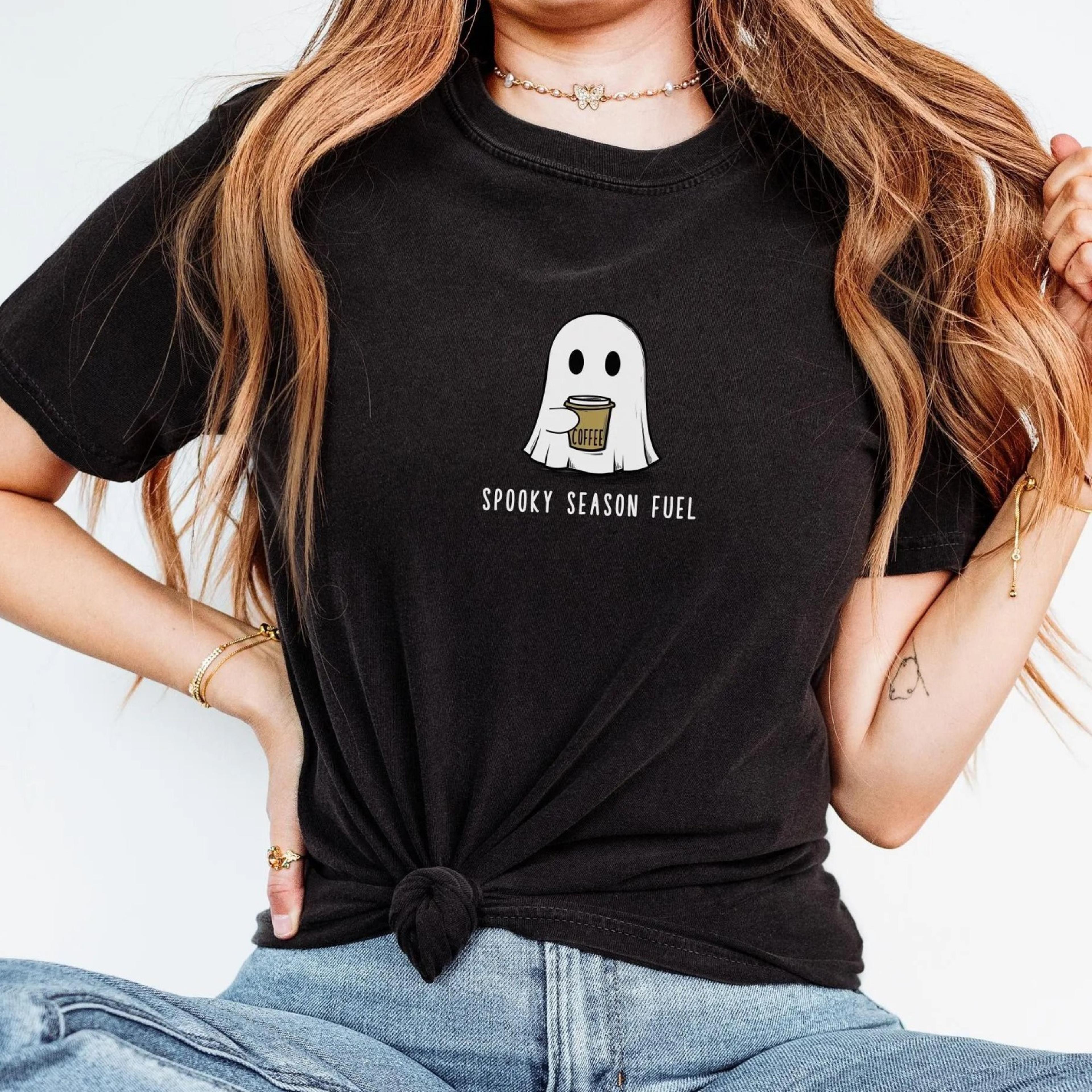 coffee ghost shirt, halloween coffee shirt, barista gift, spooky season, fall coffee lover shirt, halloween party, spook