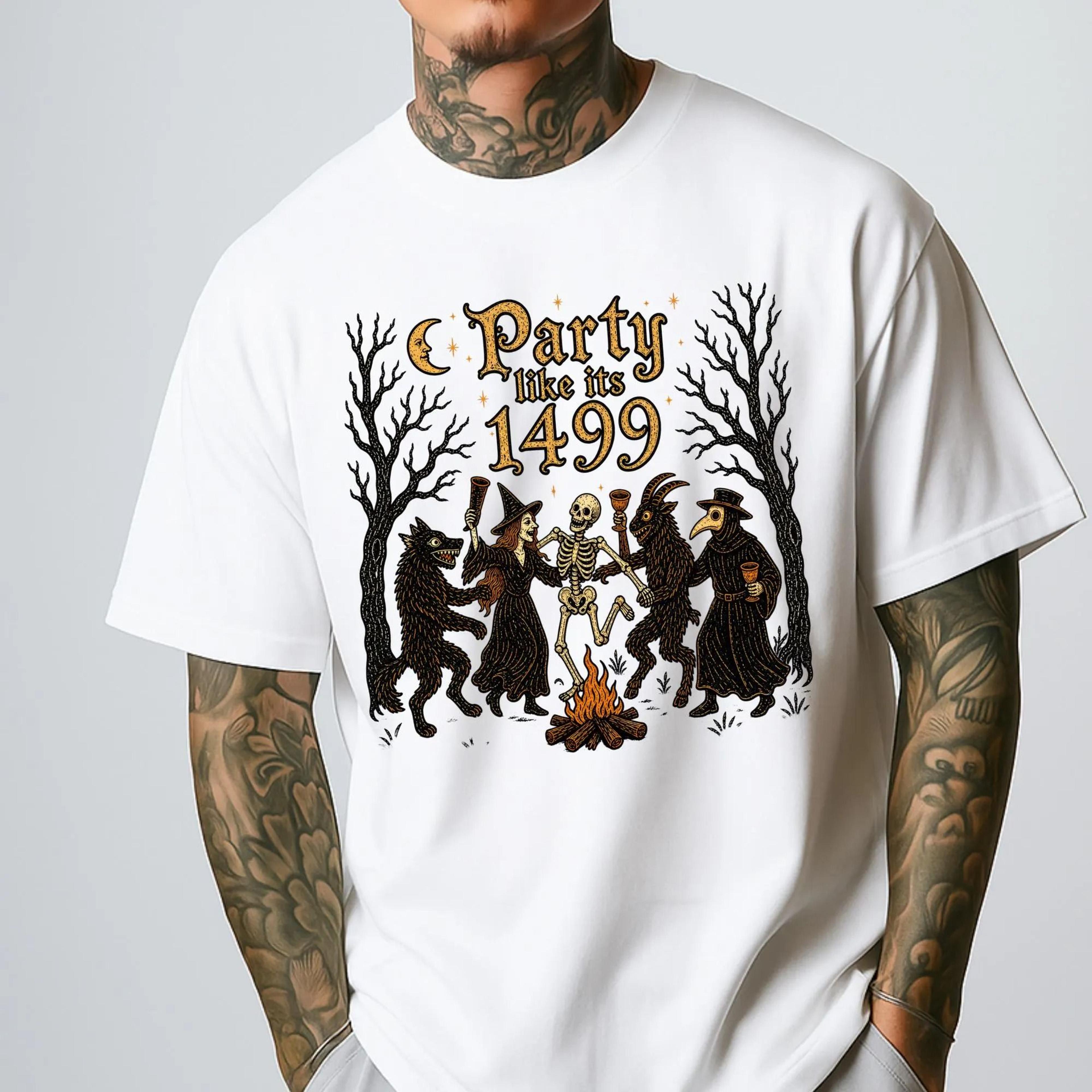 funny folk horror pagan werewolf witchy halloween tee | black death plague | dark academia | nature folklore | werewolf