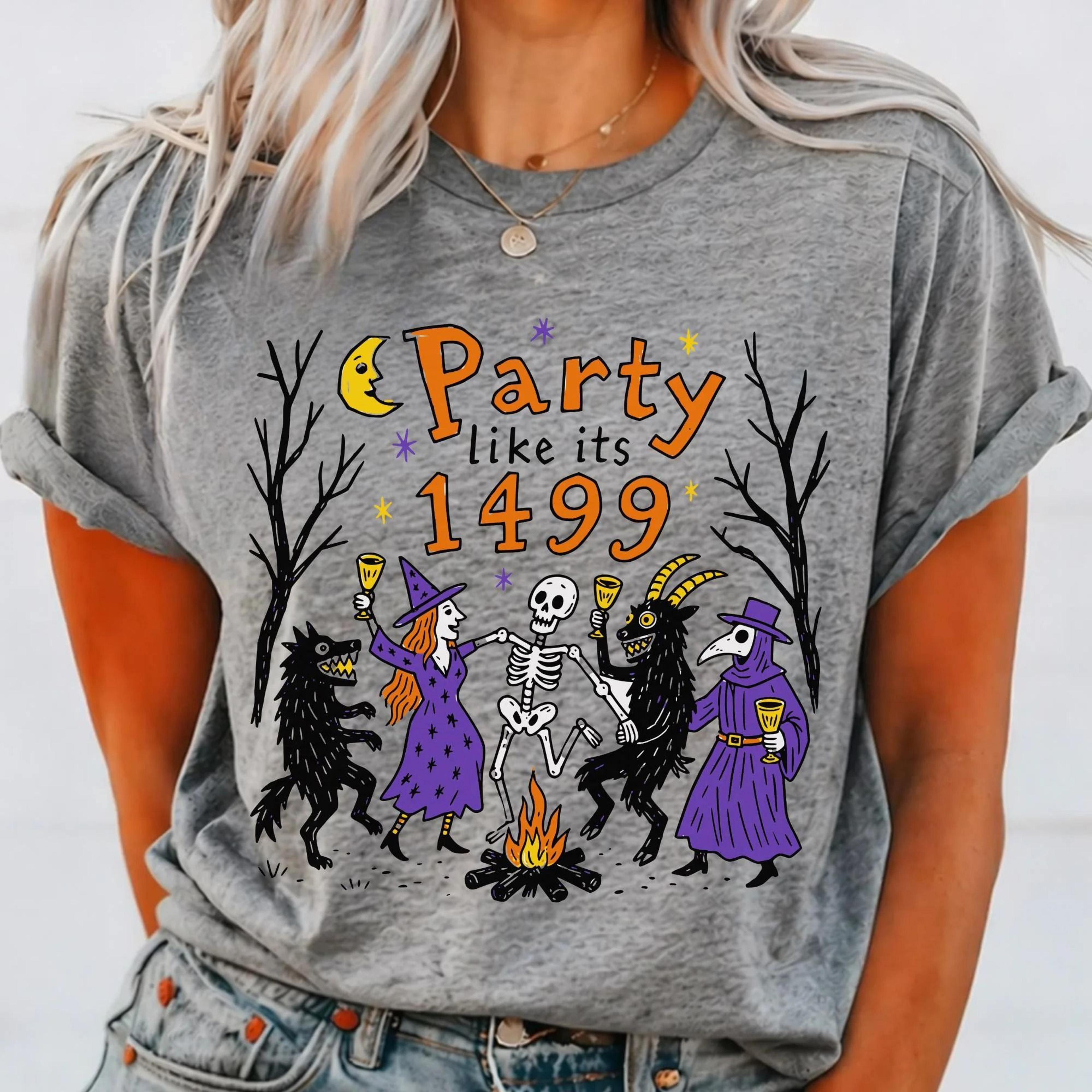 funny folk horror pagan werewolf witchy halloween tee black death plague | dark academia | nature folklore | gothic fo