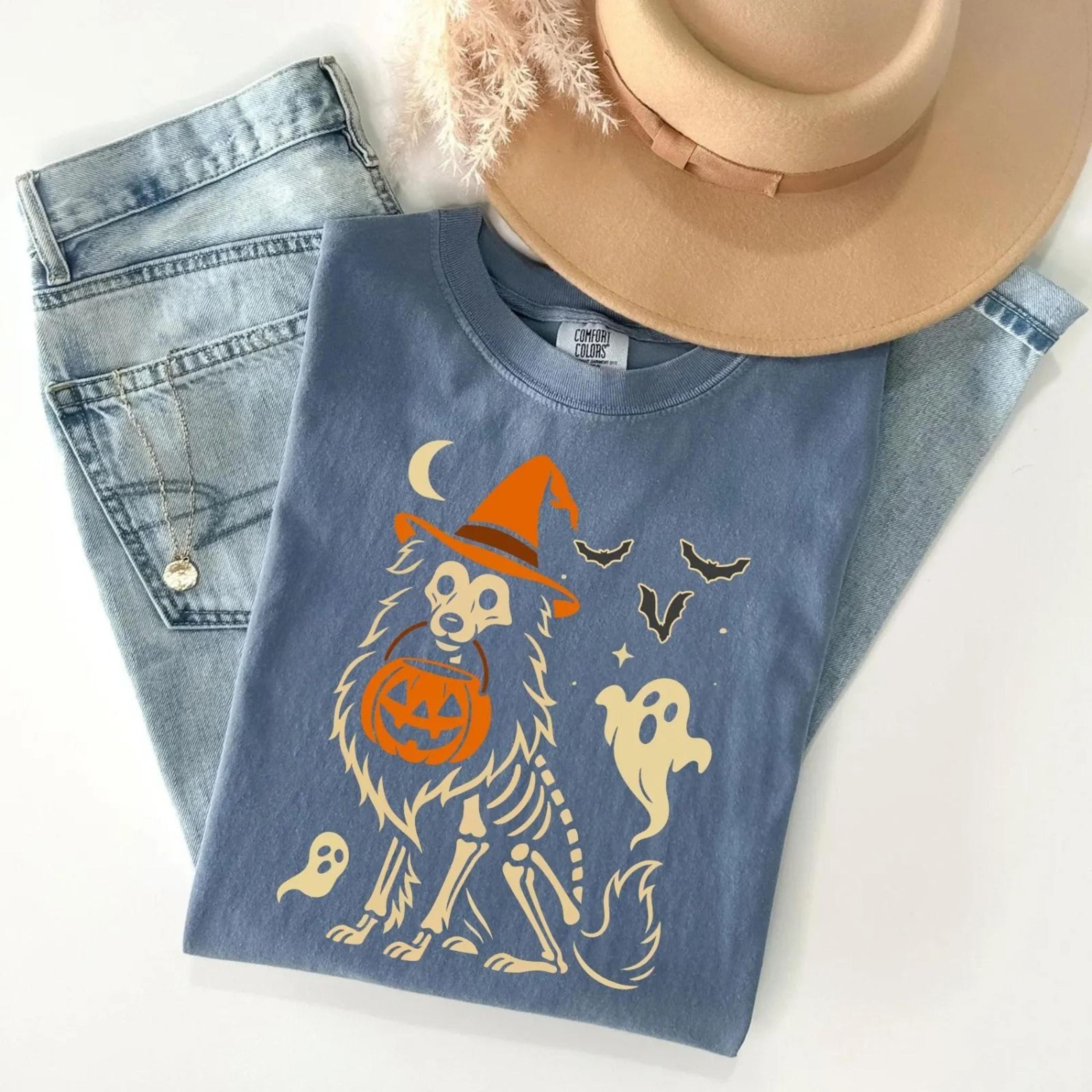 halloween sheltie t-shirt | fall shetland sheepdog shirt | sheltie dog mom gift | autumn sheltie shirt | sheltie lover t