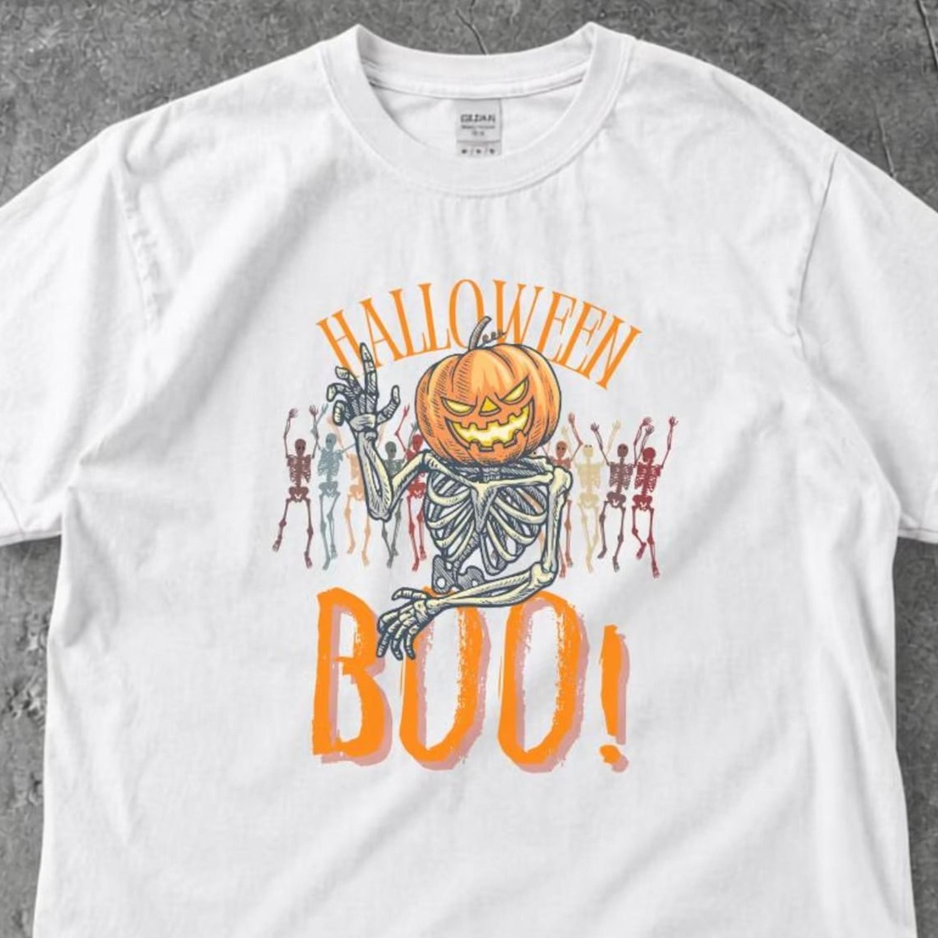 funny halloween shirt, pumpkin skeleton shirt, spooky halloween tee, retro halloween shirt, skeleton pumpkin graphic tee