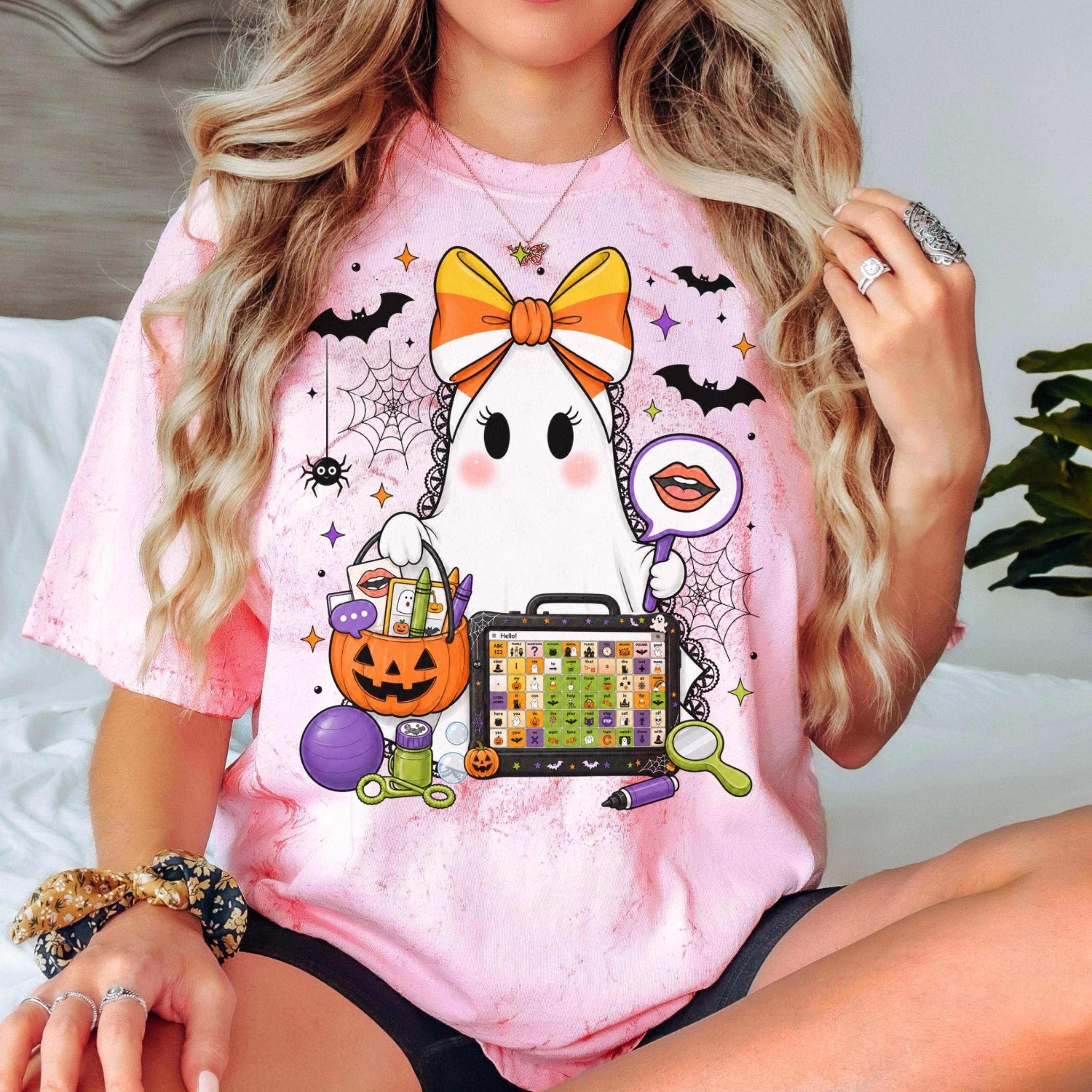 halloween speech shirt,slp comfort colors shirt,speech therapy shirt,halloween slp shirt,speech language pathologist shi