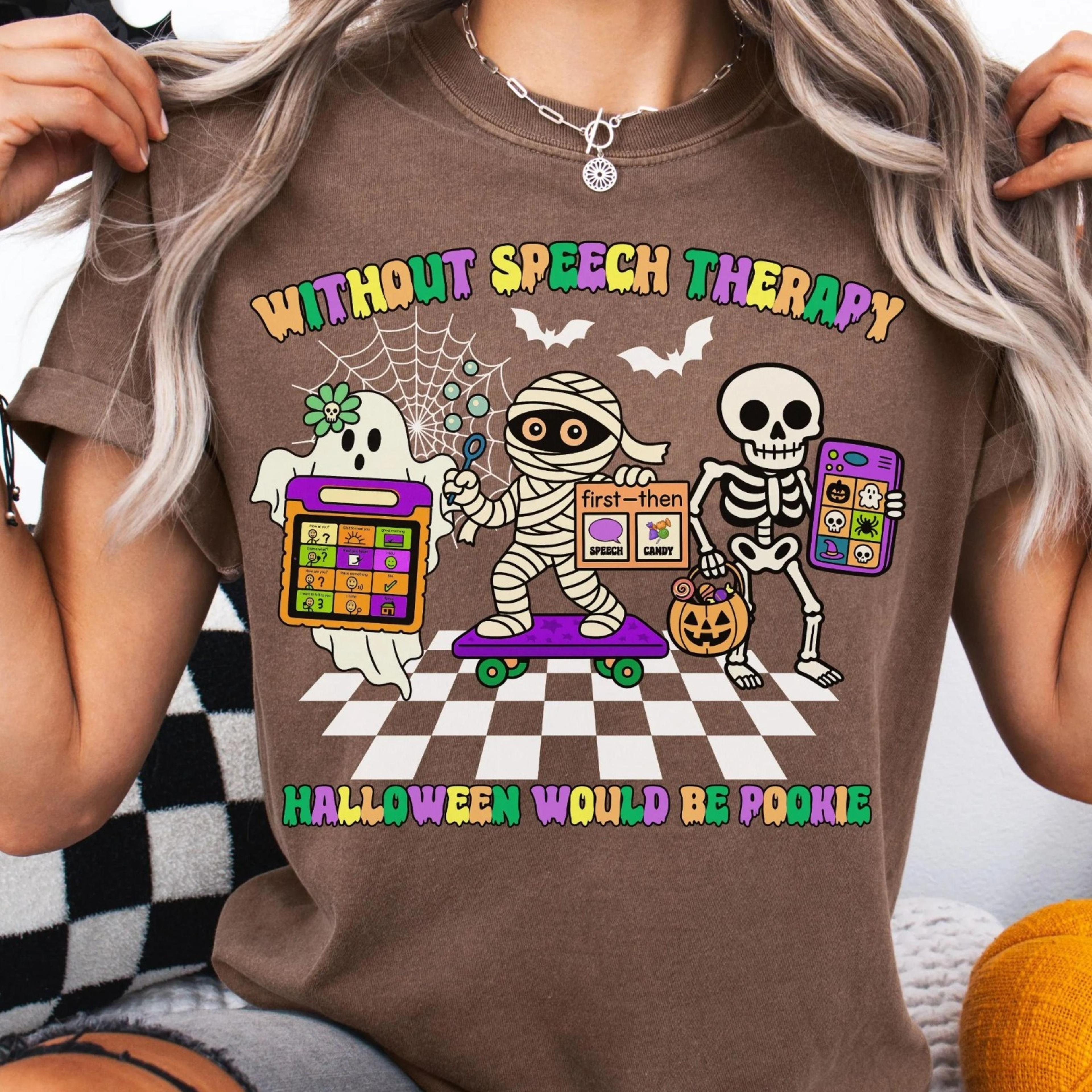 halloween speech shirt,slp shirt speech therapy shirt,halloween slp shirt,speech language pathologist shi