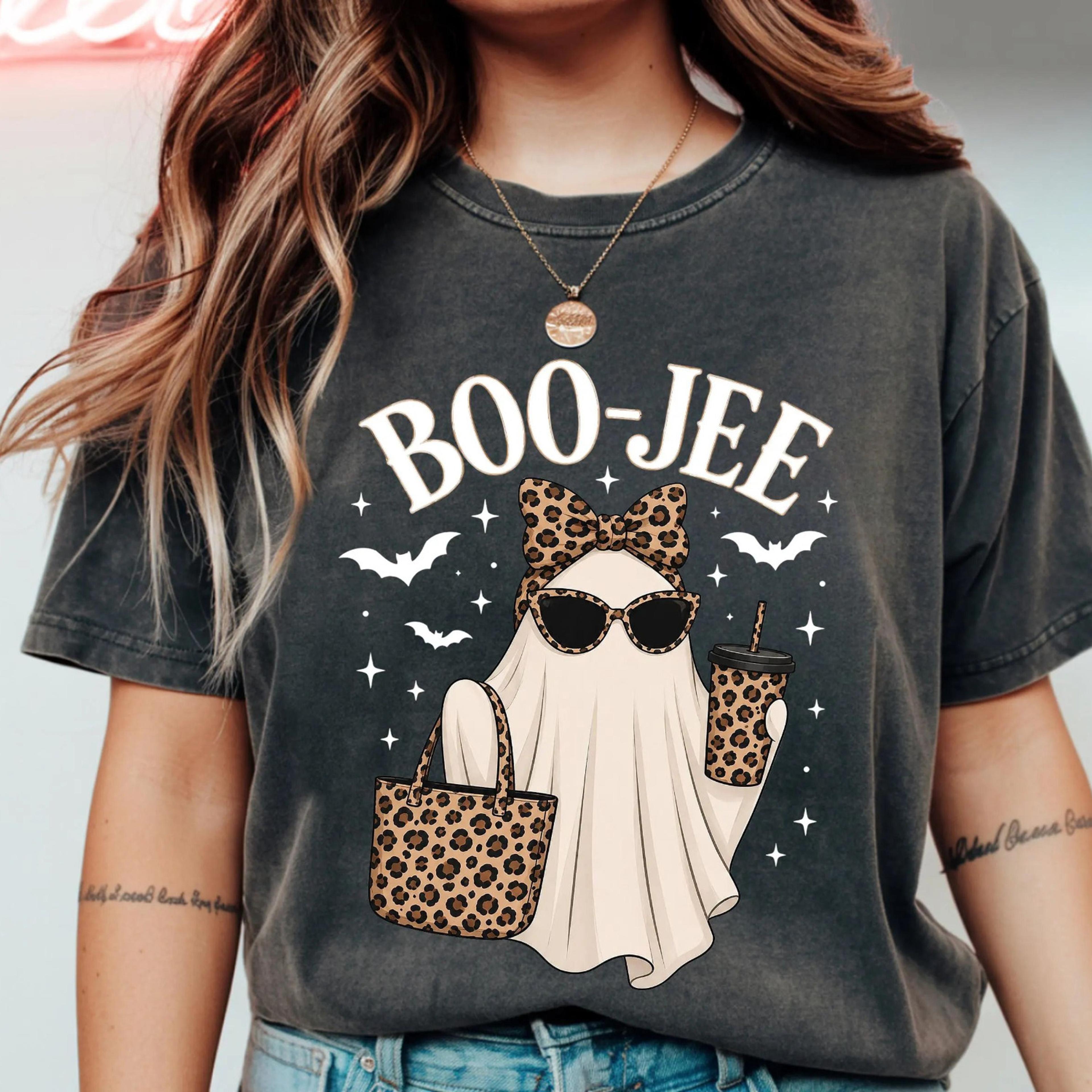 halloween boo-jee shirt, halloween ghost shirts, girly coffee shirt, funny halloween shirt, spooky season shirt,