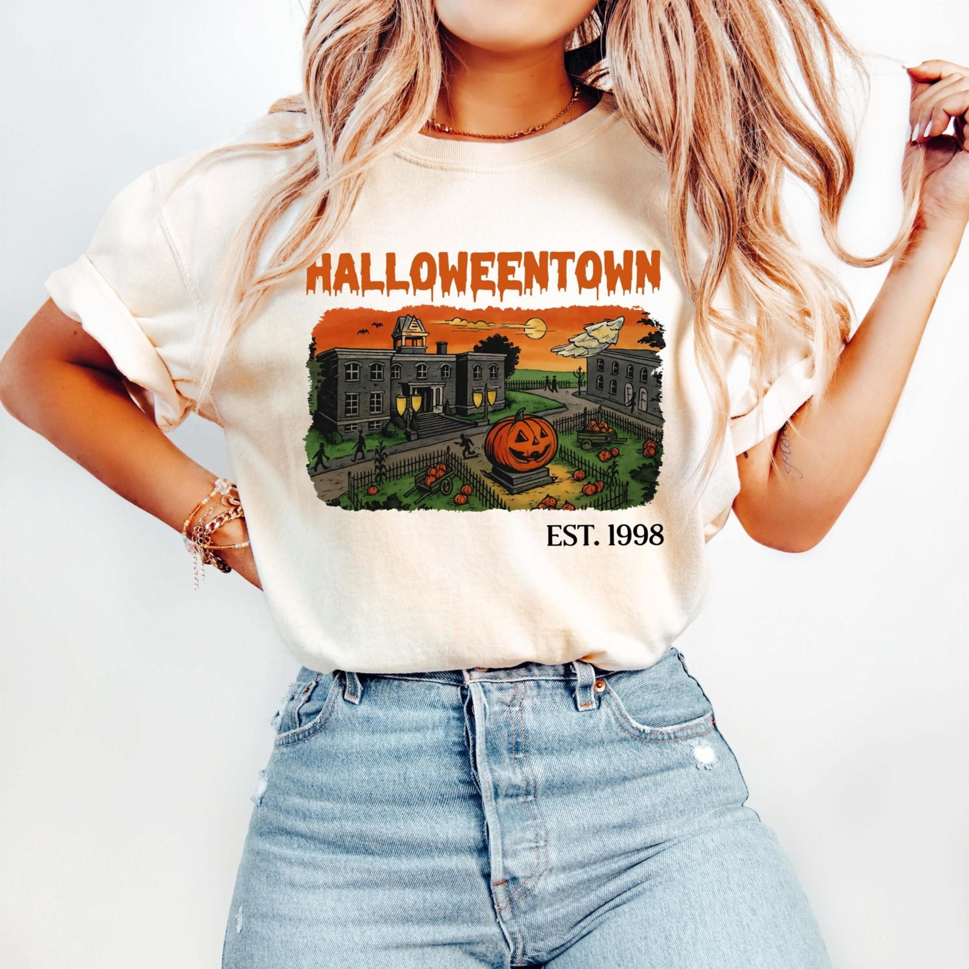 halloweentown est 1998 shirt, halloweentown university shirt, retro halloweentown tee, spooky fall shirt, halloween gift