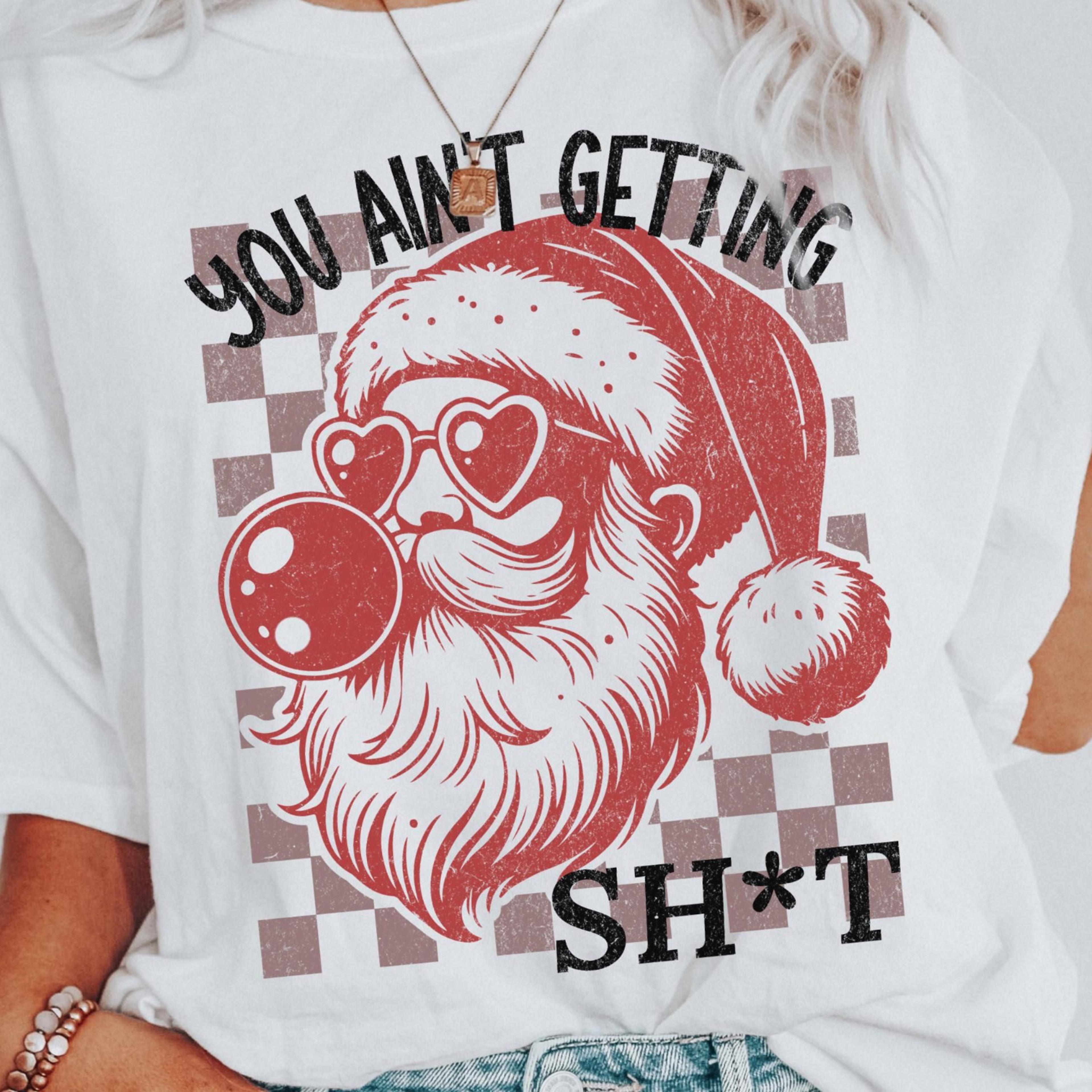 funny santa sweatshirt sarcastic christmas humor hoodie