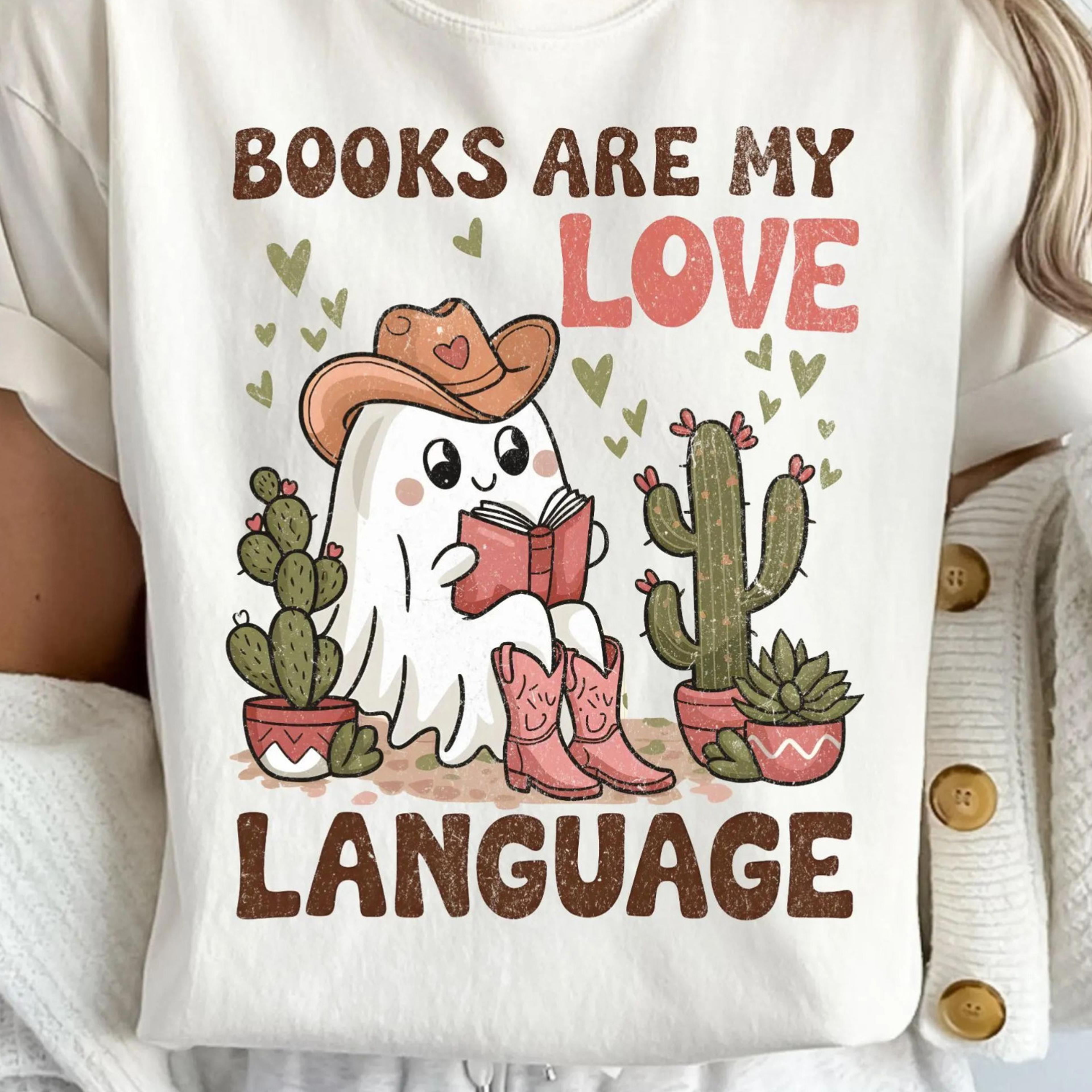 book lover ghost reading sweatshirt plant lady valentines gift