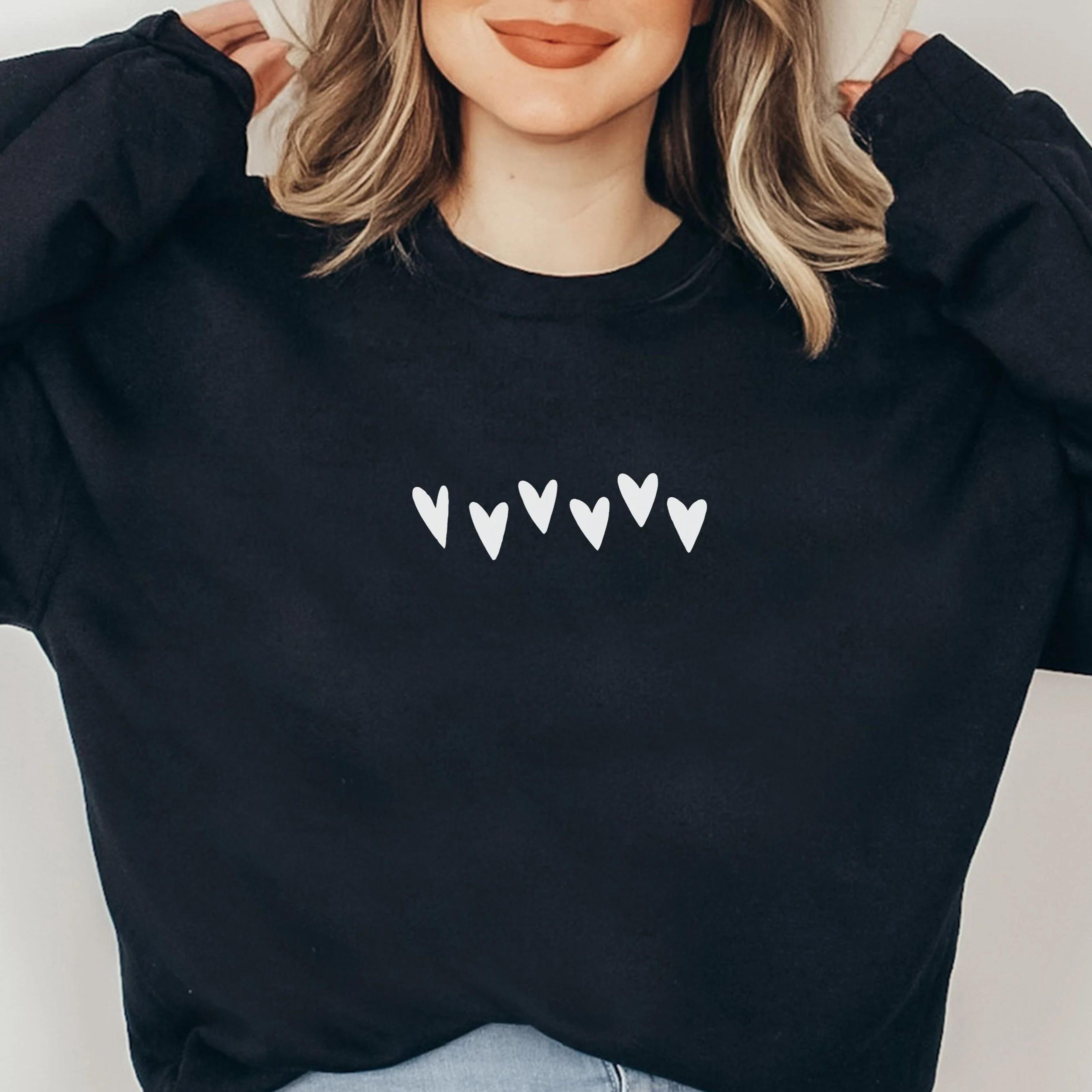 hearts sweatshirt christmas gift self love motivational hoodie