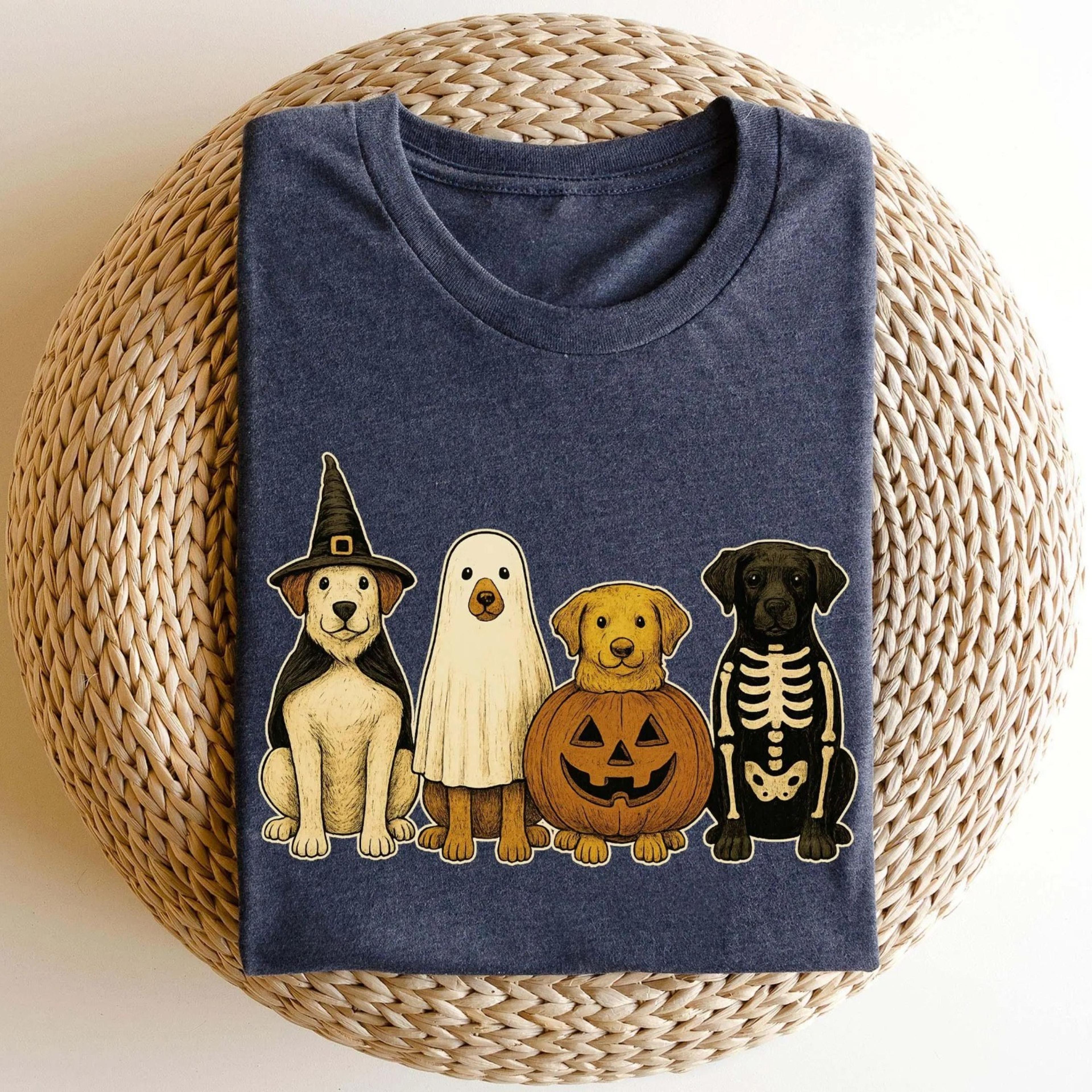halloween dogs sweatshirt dog sweatshirt, spooky pumpkin ghost witch dog shirt, cute dog mom gift shirt, fall h