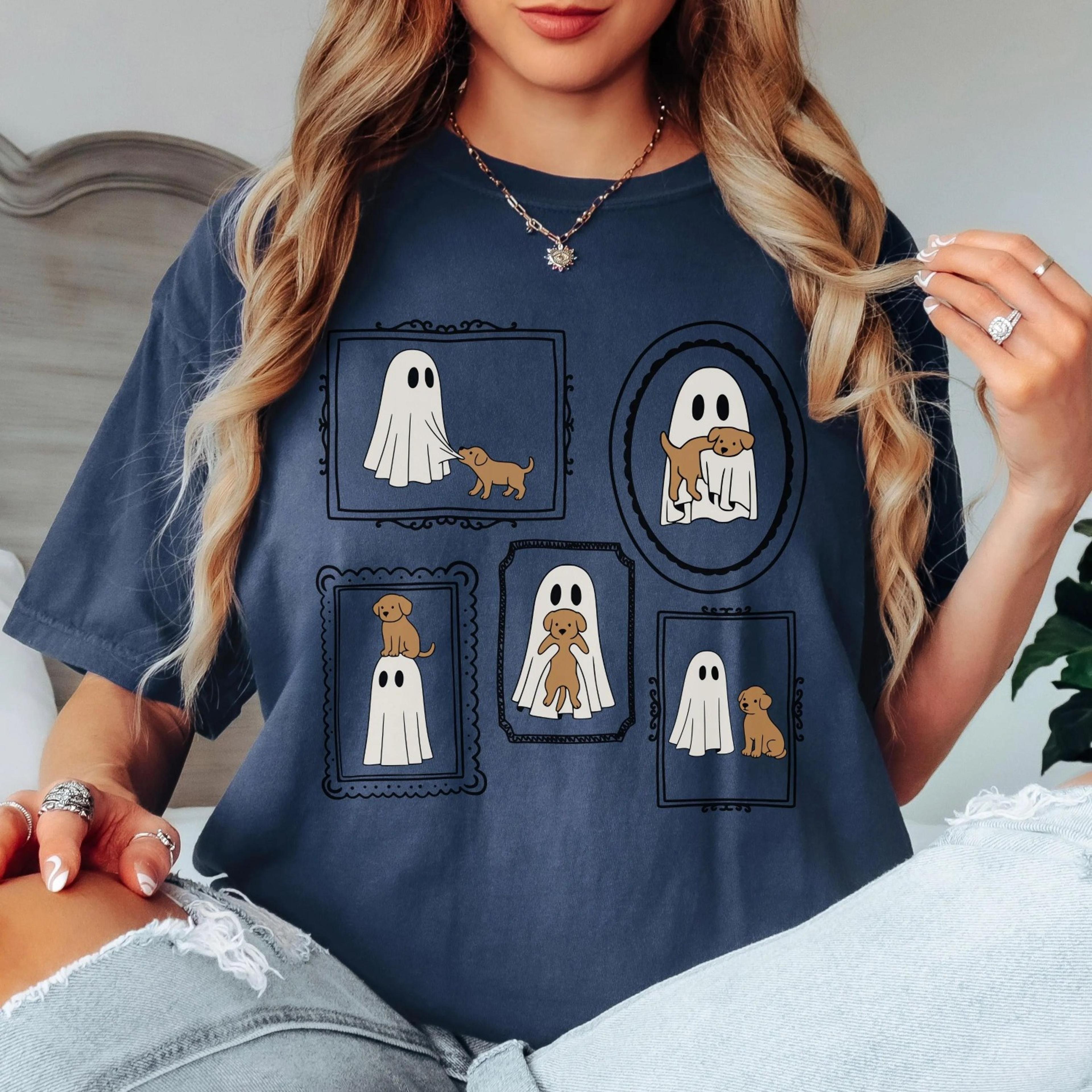 halloween dog ghost shirt cute ghost shirt dog mama halloween shirt halloween ghost spooky shirt hallowee