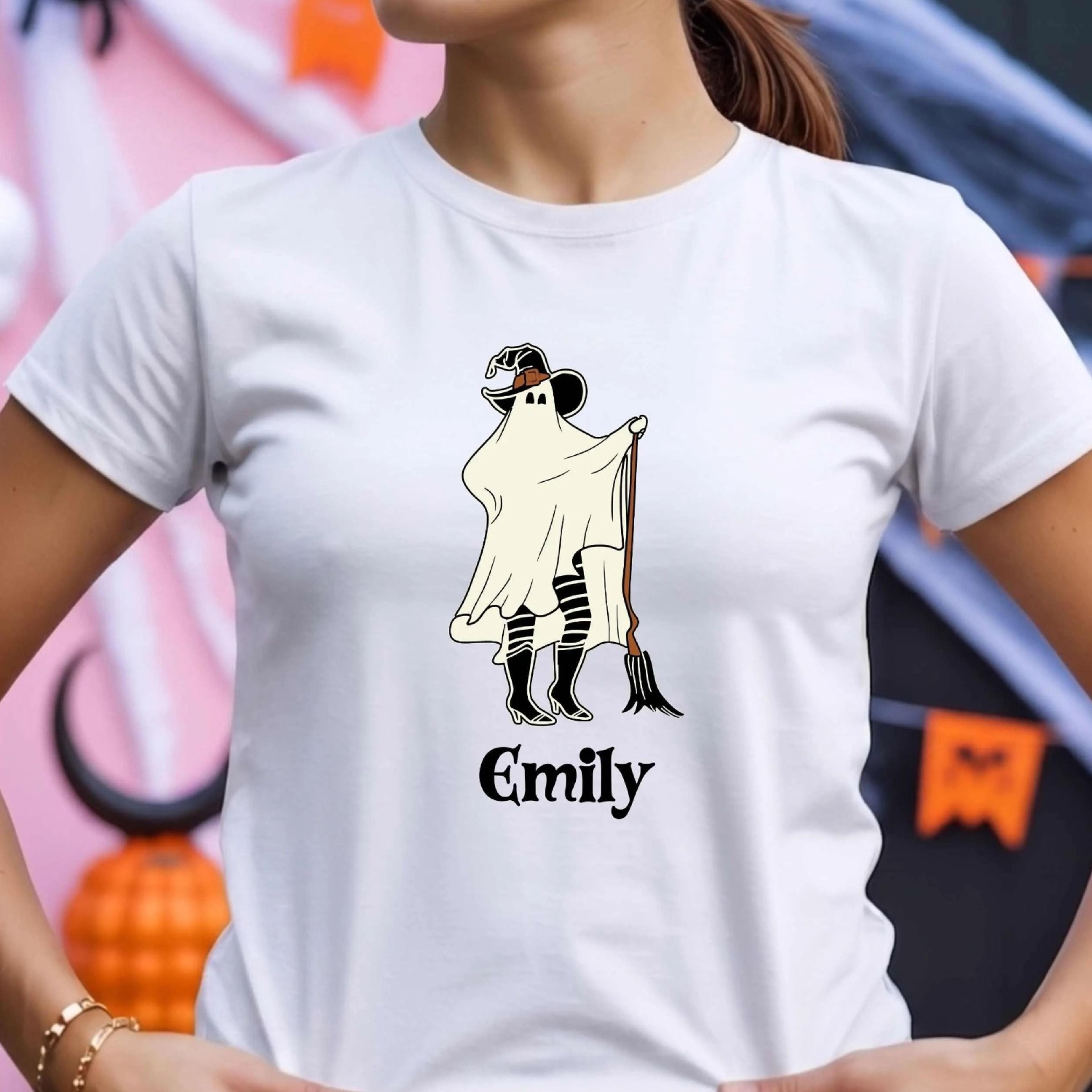 ghost halloween shirt with 9 ghost designs spooky