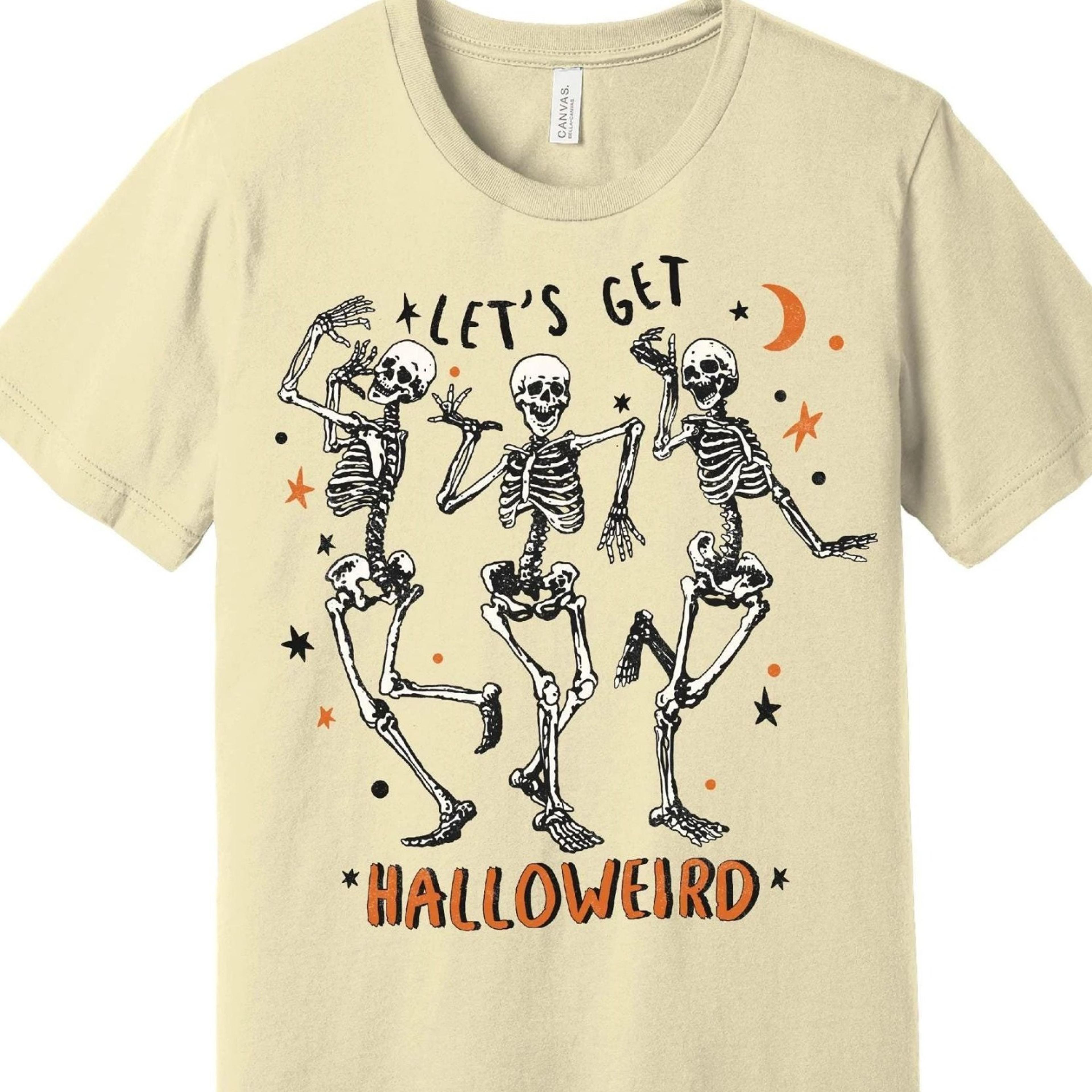 dancing skeleton halloween shirt