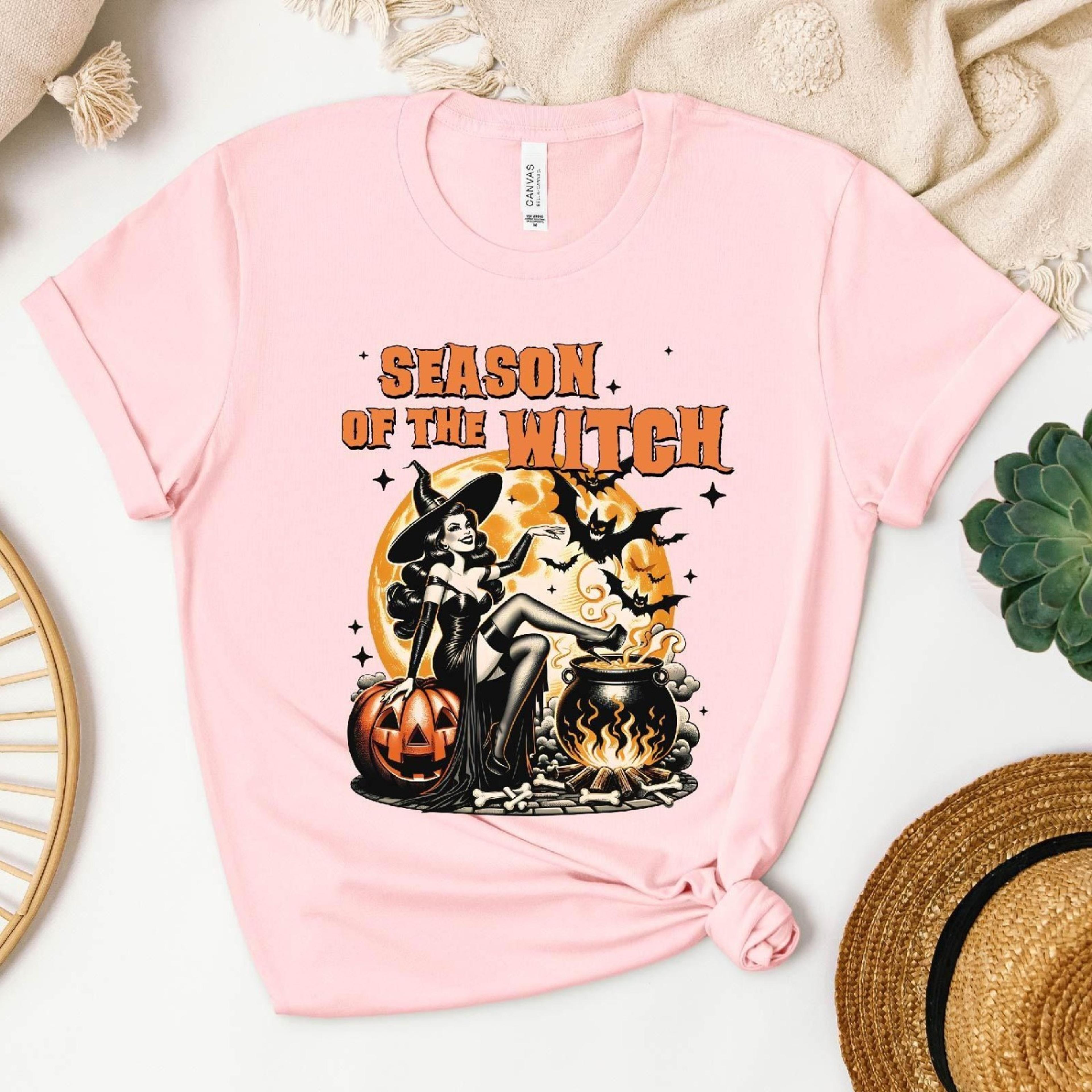 season of the witch t-shirt spooky halloween tee