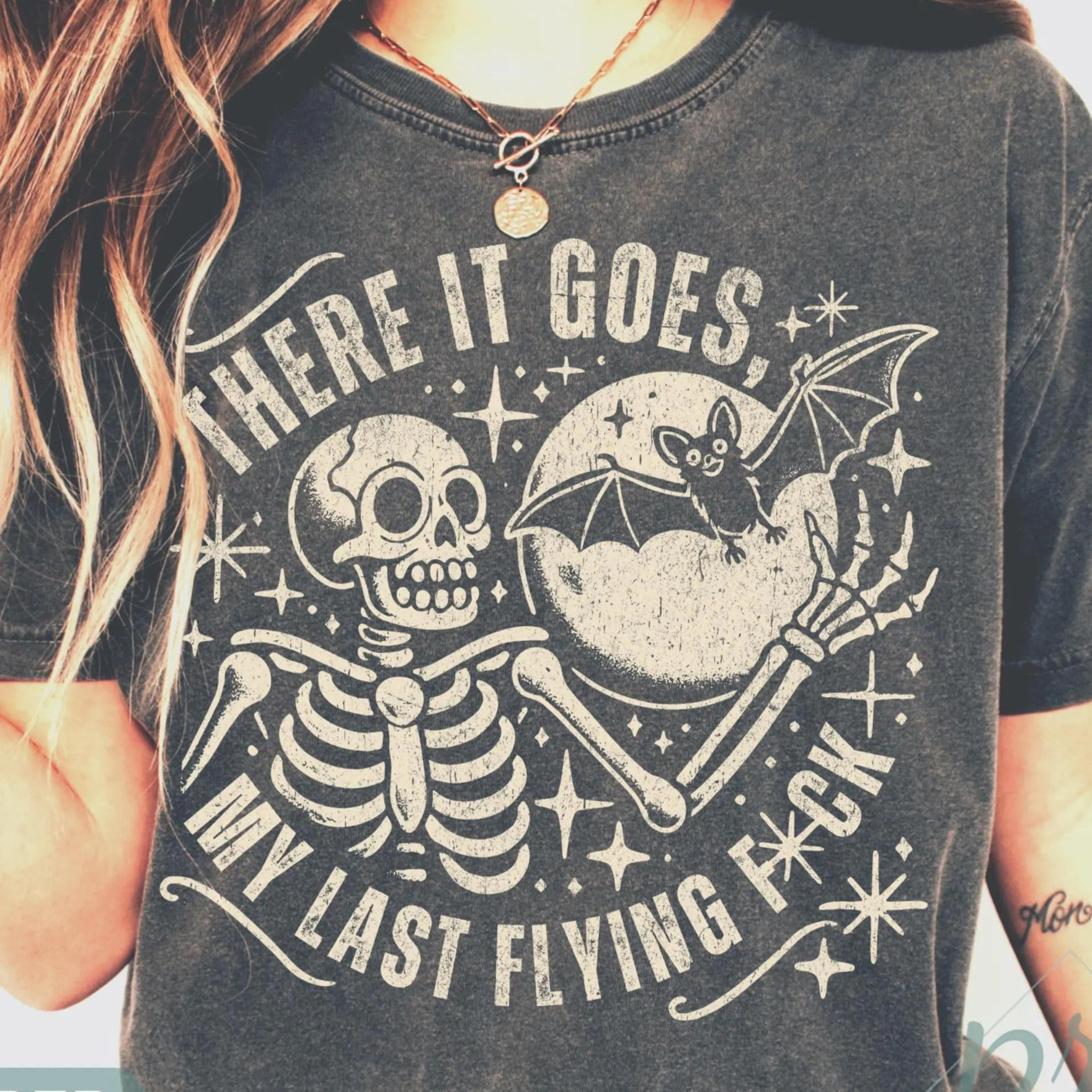 funny skeleton halloween shirt sarcastic vintage graphic tee