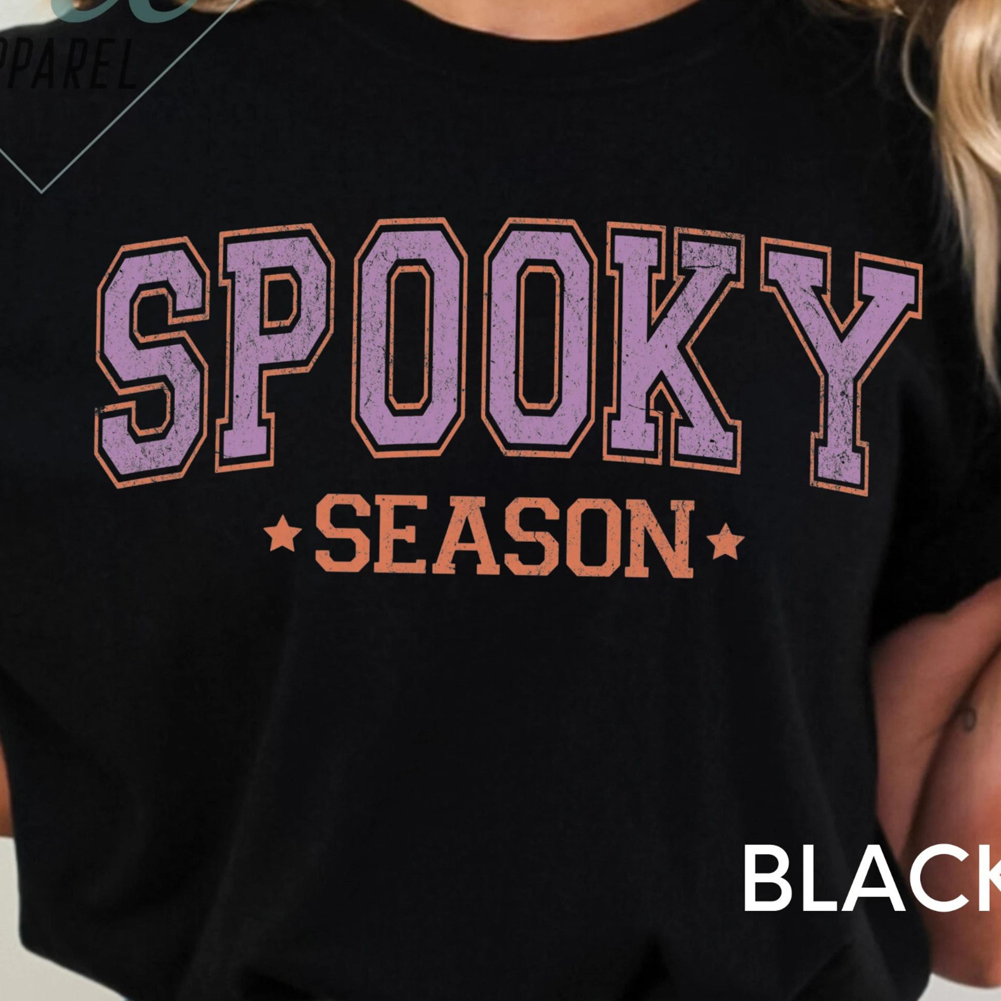 spooky season tee distressed retro halloween graphic shirt