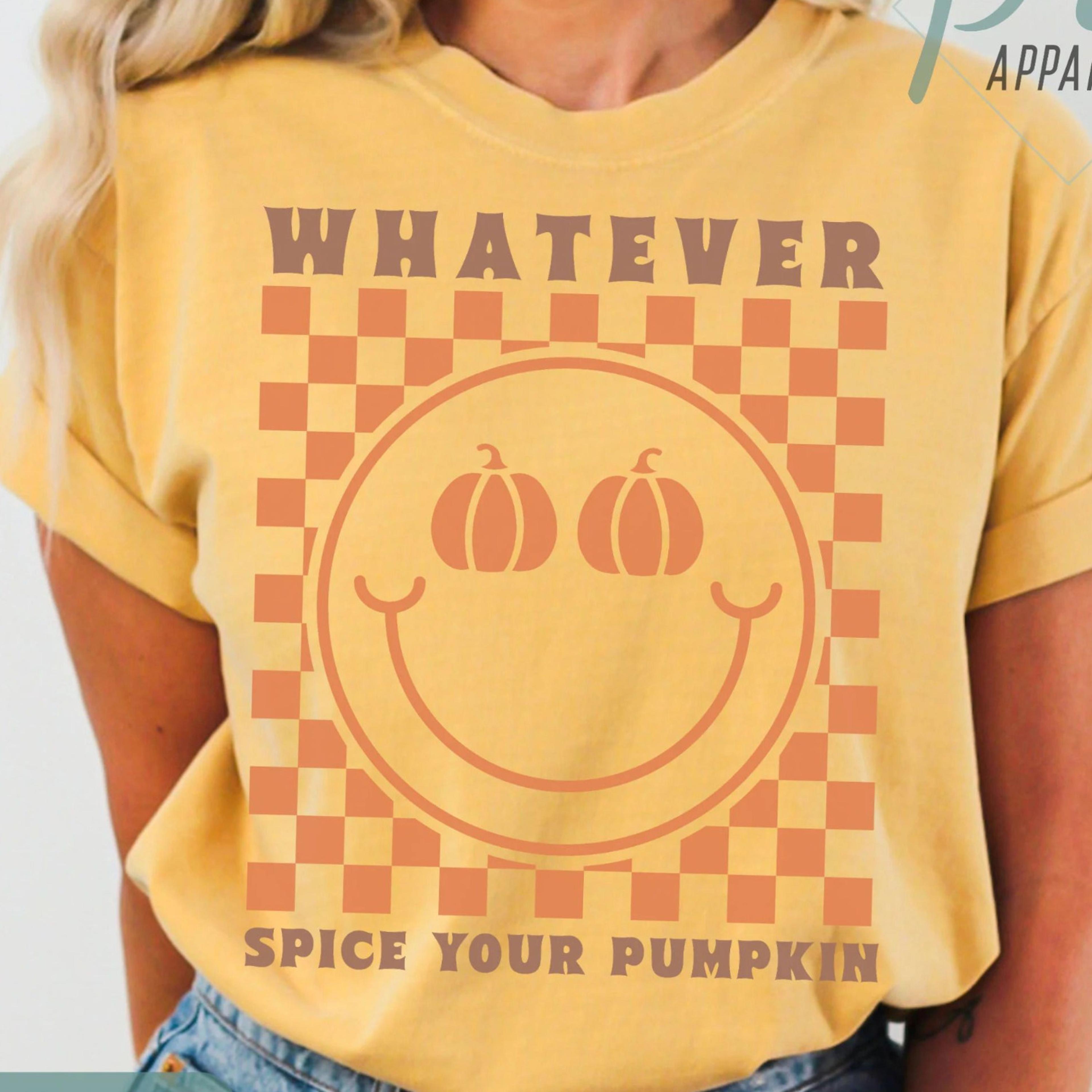 pumpkin spice fall shirt tee cozy autumn graphic