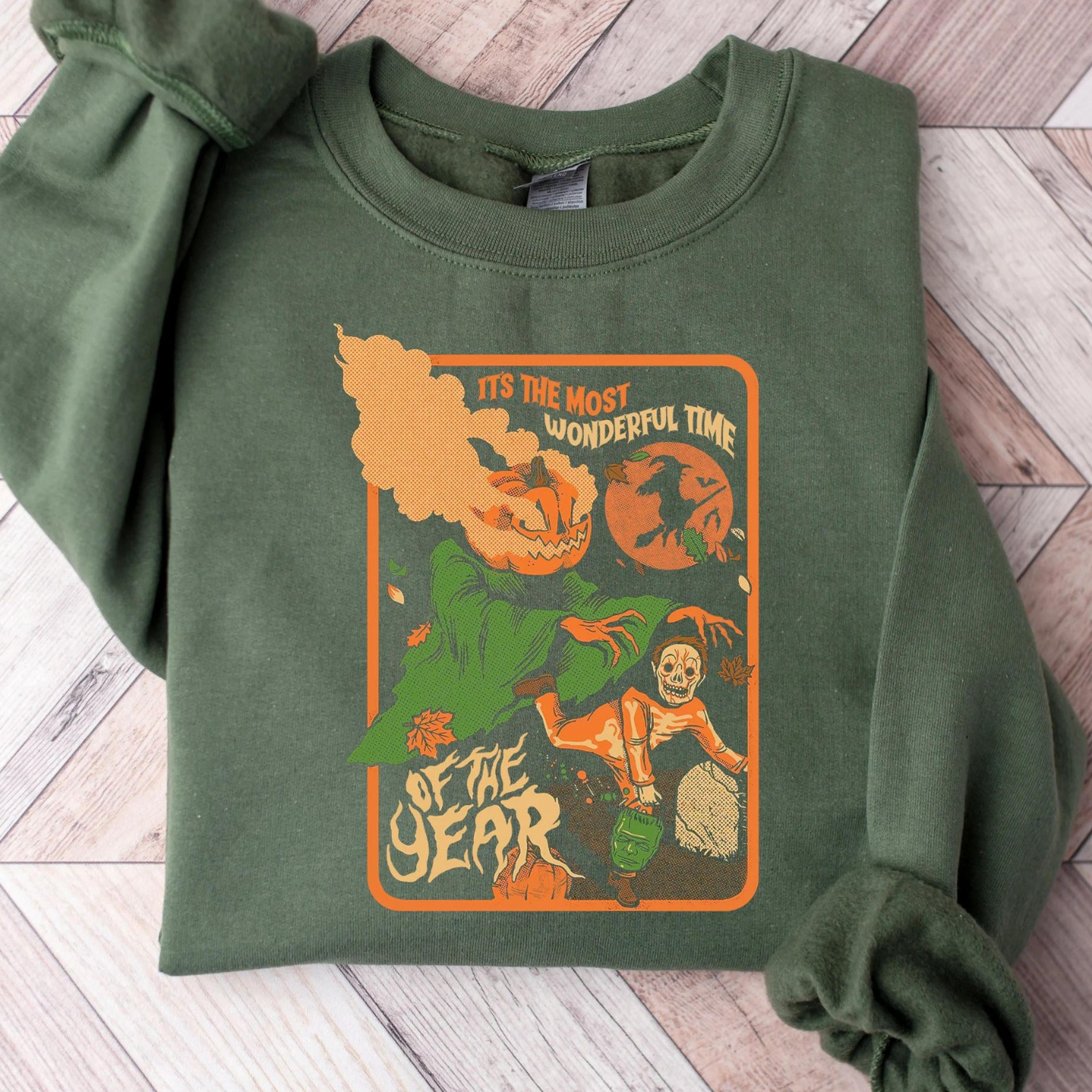 most wonderful time of the year retro halloween horror shirt