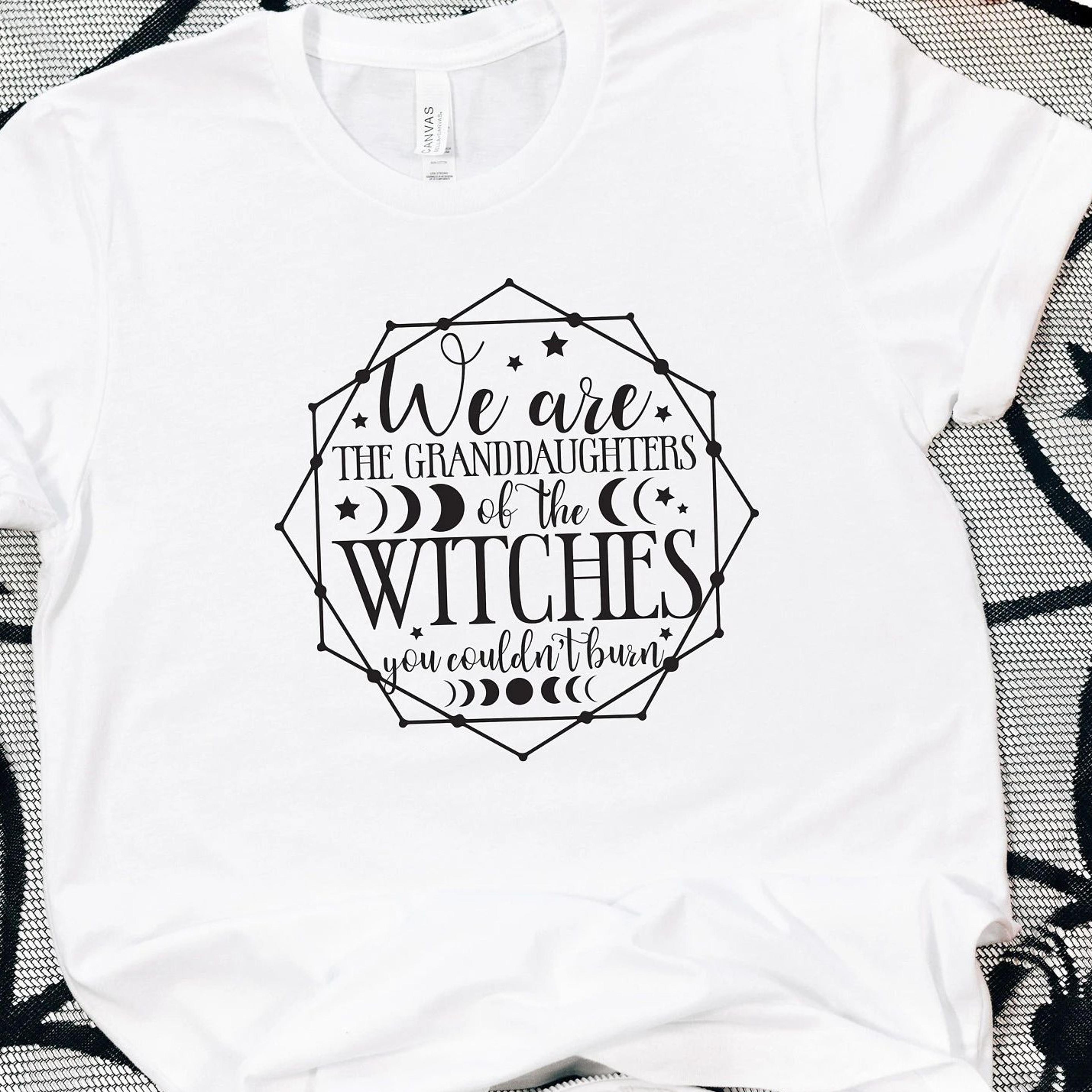 granddaughters of the witches halloween witch shirt