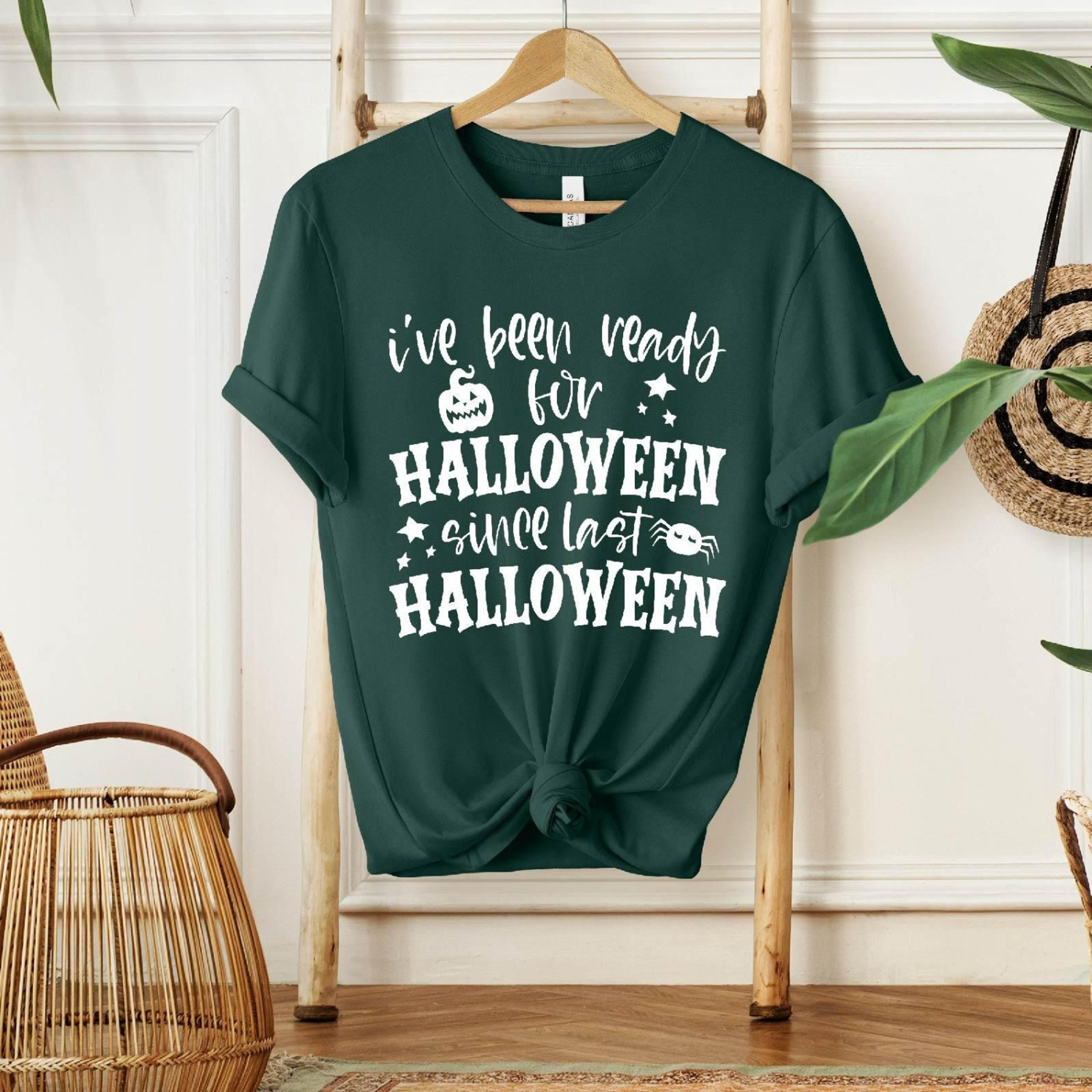 spooky season halloween slogan t-shirt