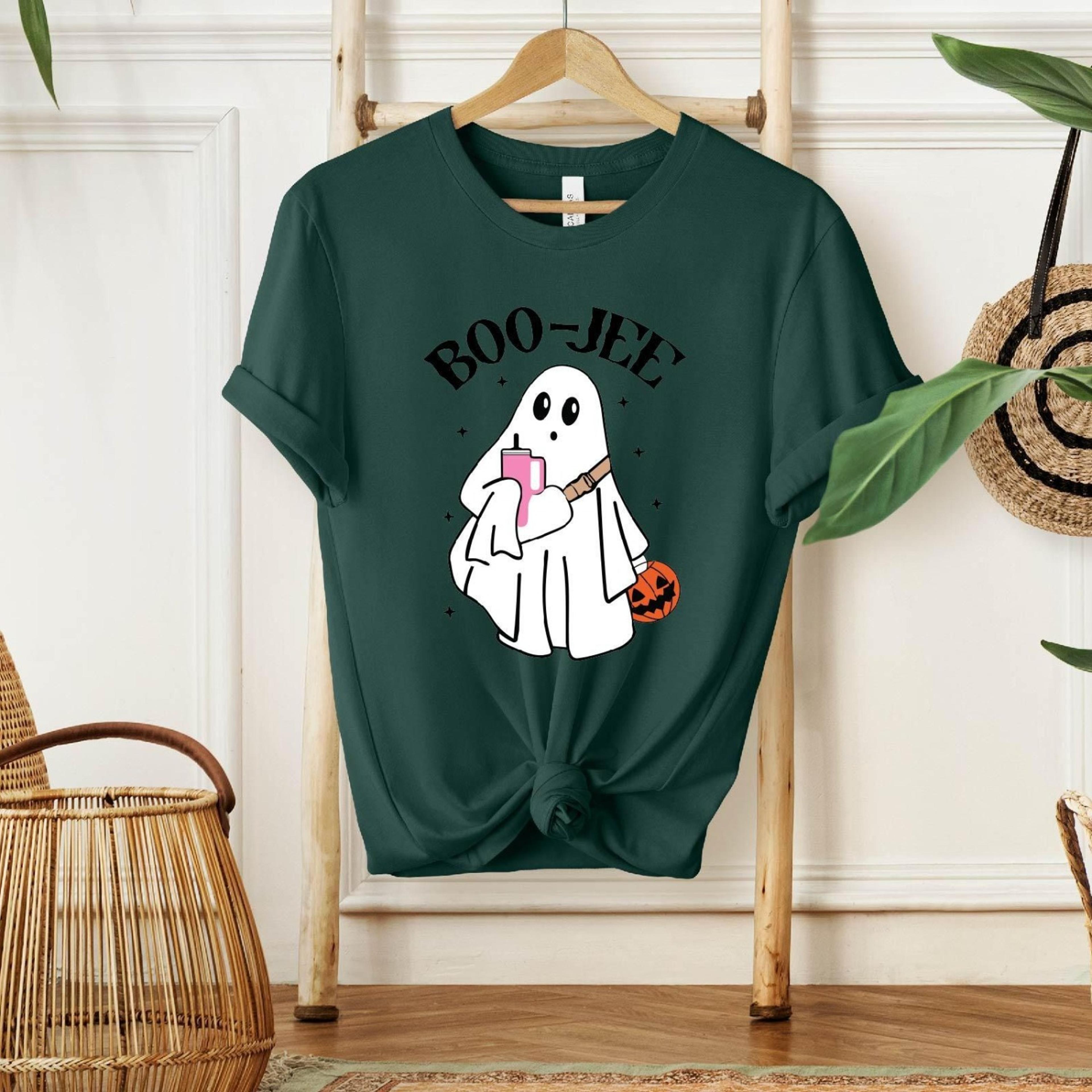 boo jee ghost t-shirt spooky season halloween tee