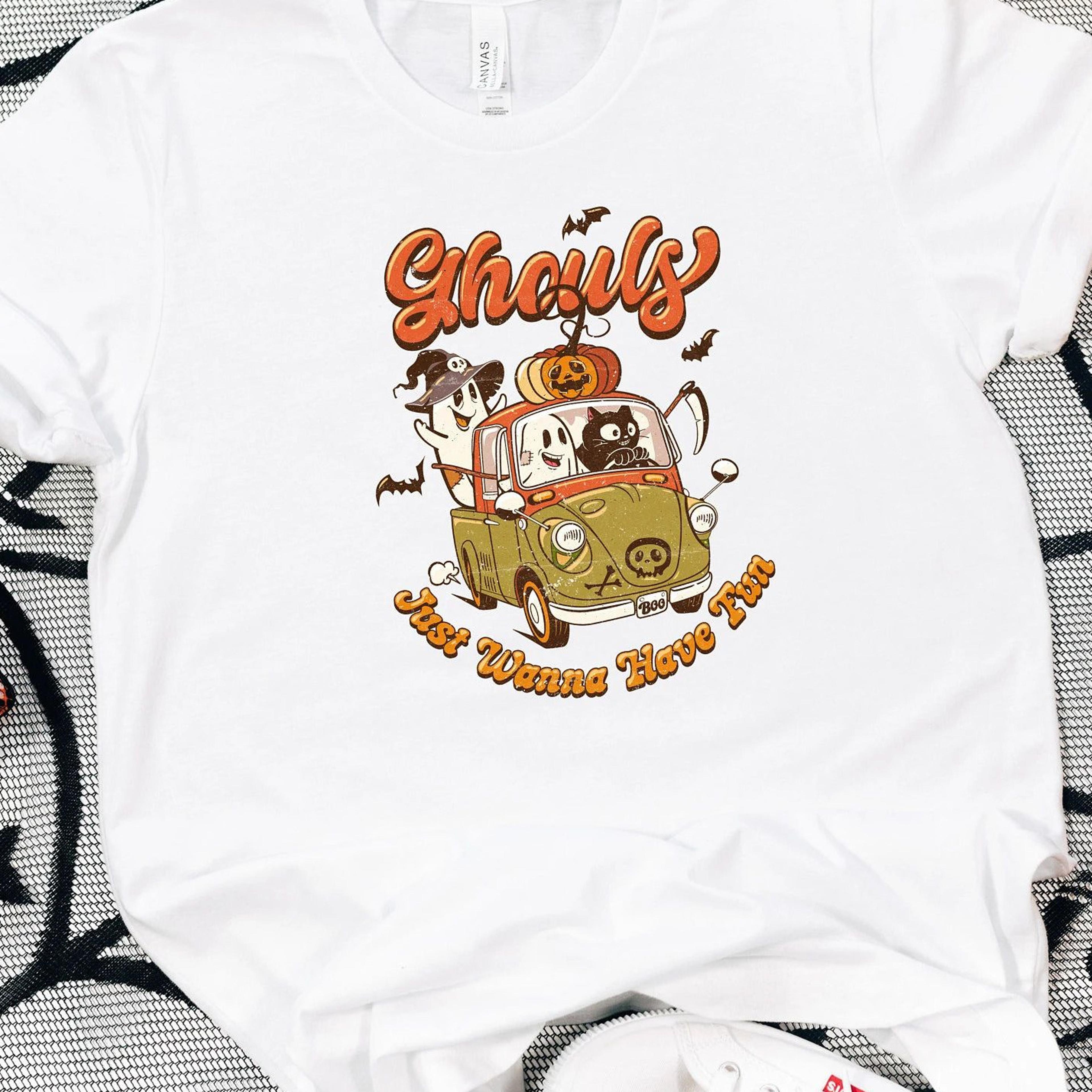 ghouls just wanna have fun halloween ghost sweatshirt