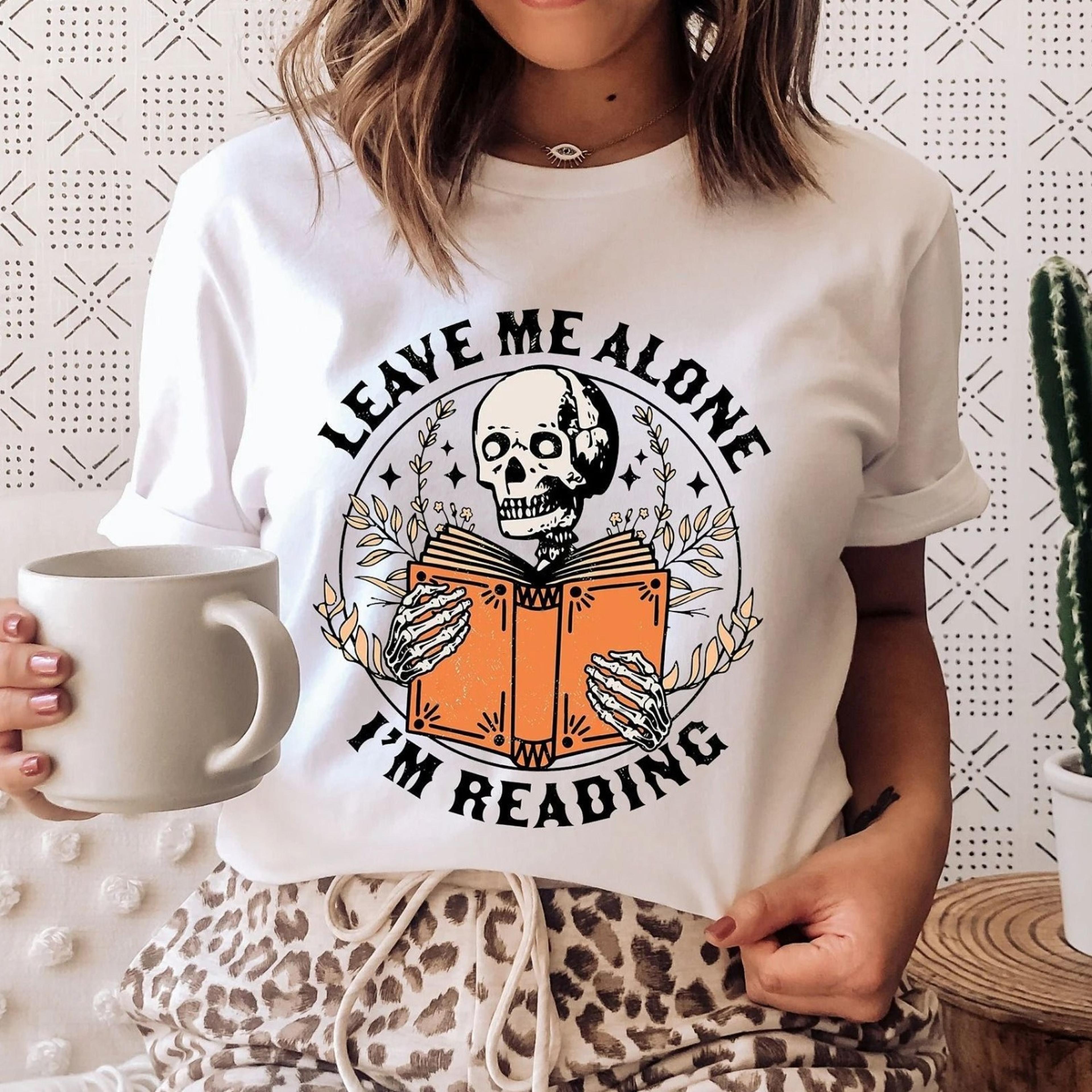 leave me alone i'm reading shirt, introvert shirt, chapter, bookish, funny reading shirt, book nerd shirt, librarian gif