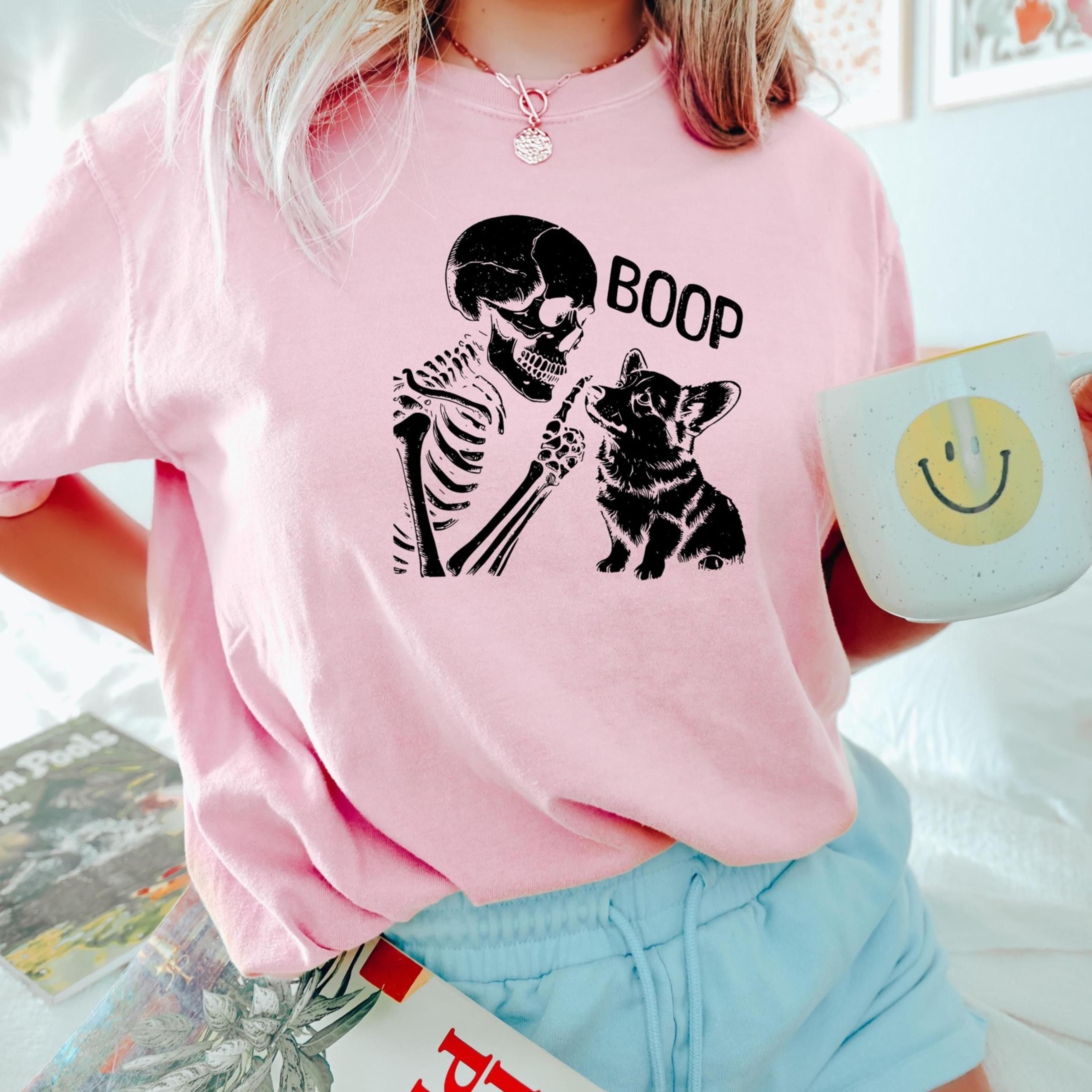 dog boop halloween sweatshirt, dog skeleton sweatshirt, spooky dog hoodie, dog skeleton shirt