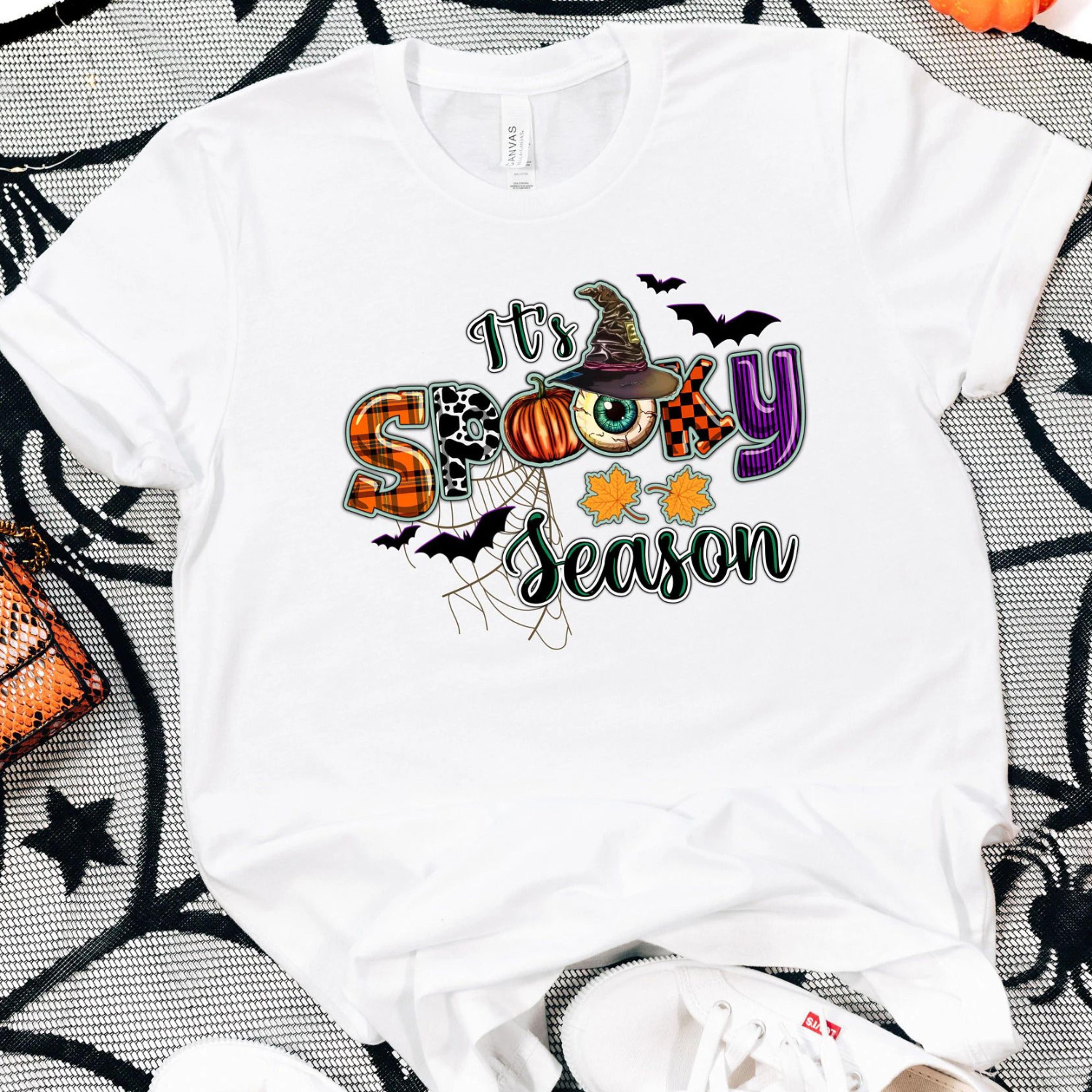 it's spooky season shirt, spooky shirt, halloween sweatshirt, halloween shirt, cute halloween shirt, halloween woman