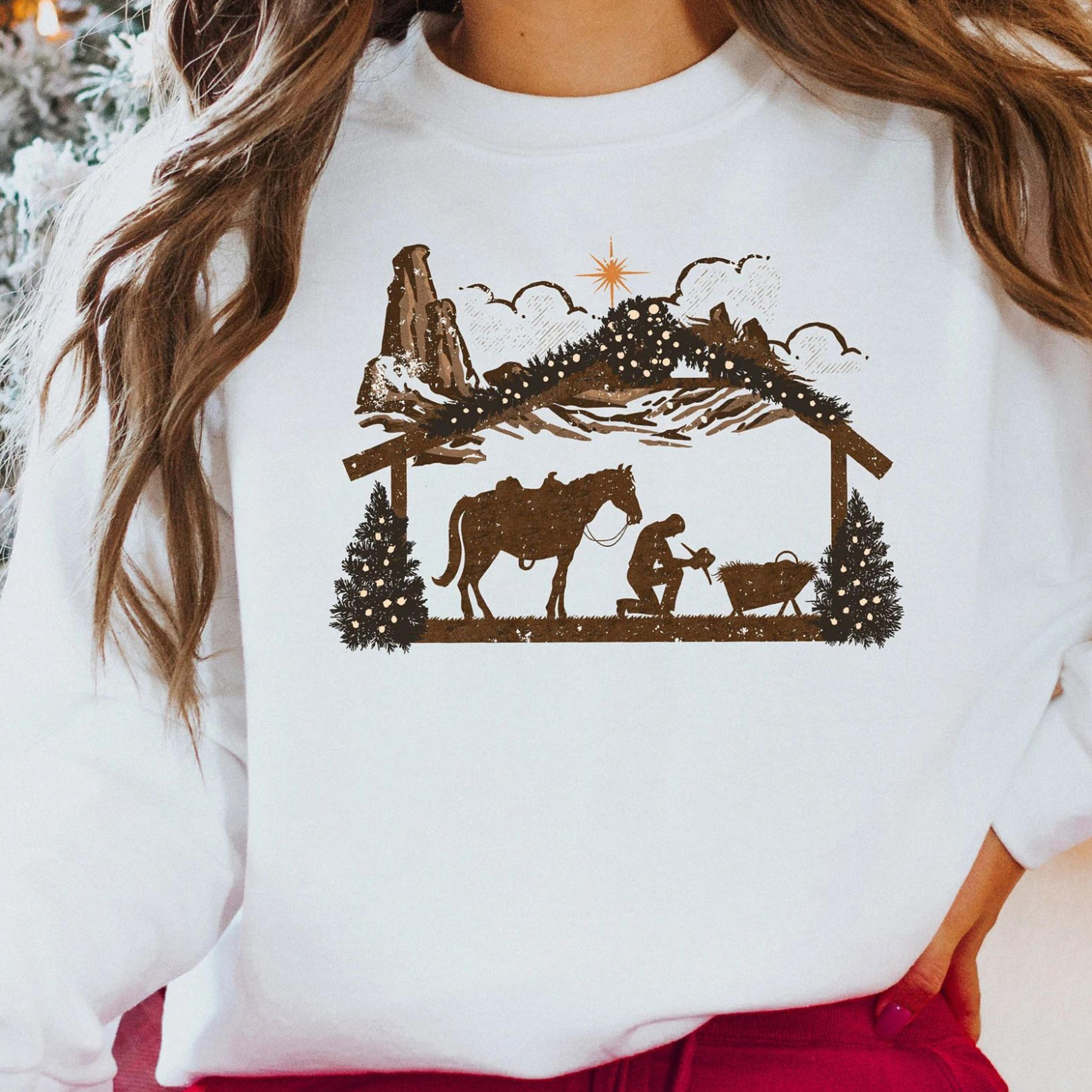 true story sweatshirt, cowboy christmas sweater, howdy country christmas, cowgirl shirt, christmas sweatshirt,