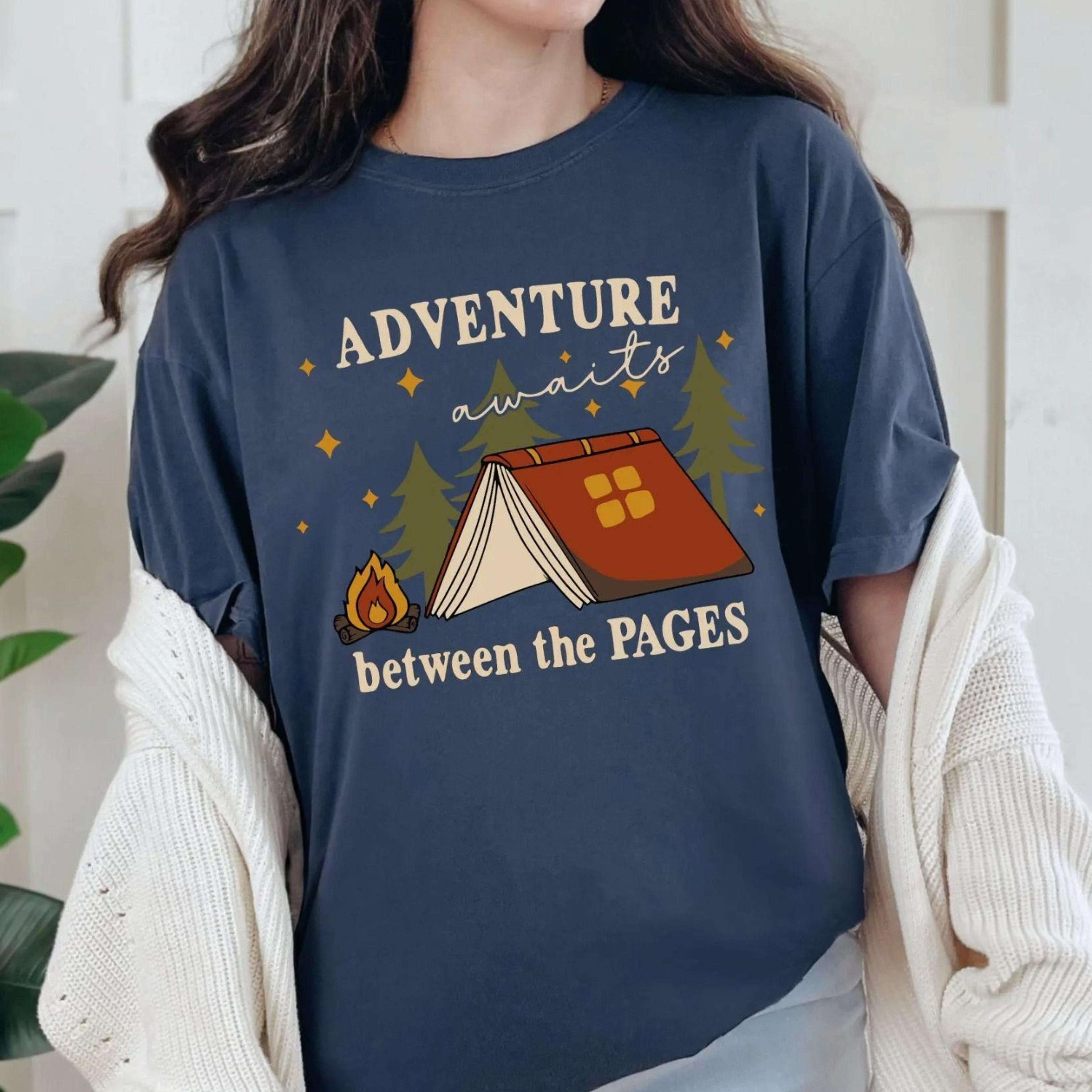 book sweatshirt, adventure awaits book crewneck, bookish sweatshirt, book club shirt, gift for reader, booktok sweater,
