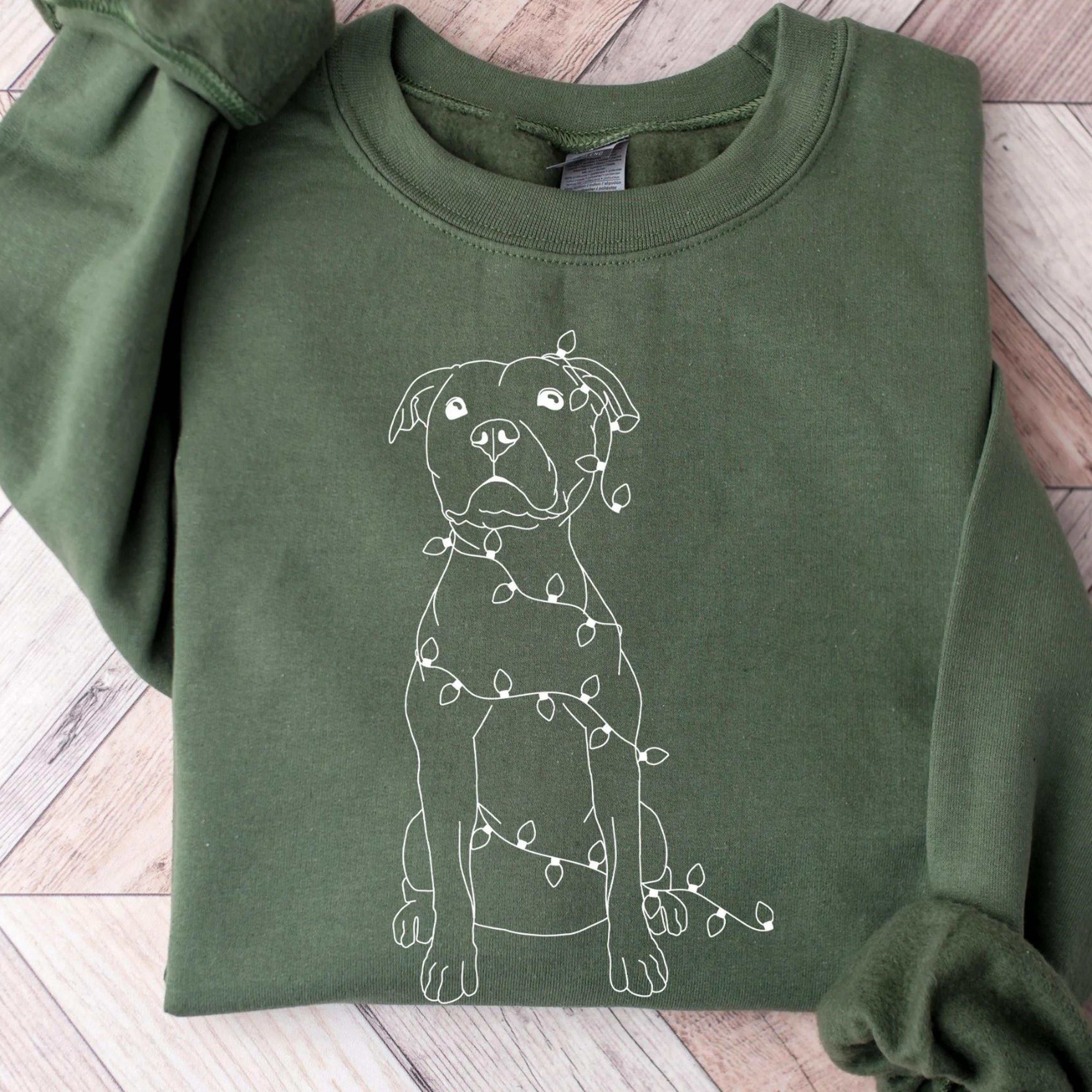 christmas dog sweatshirt, dog owner christmas gift, dog christmas sweatshirt, christmas sweater, holiday sweater,