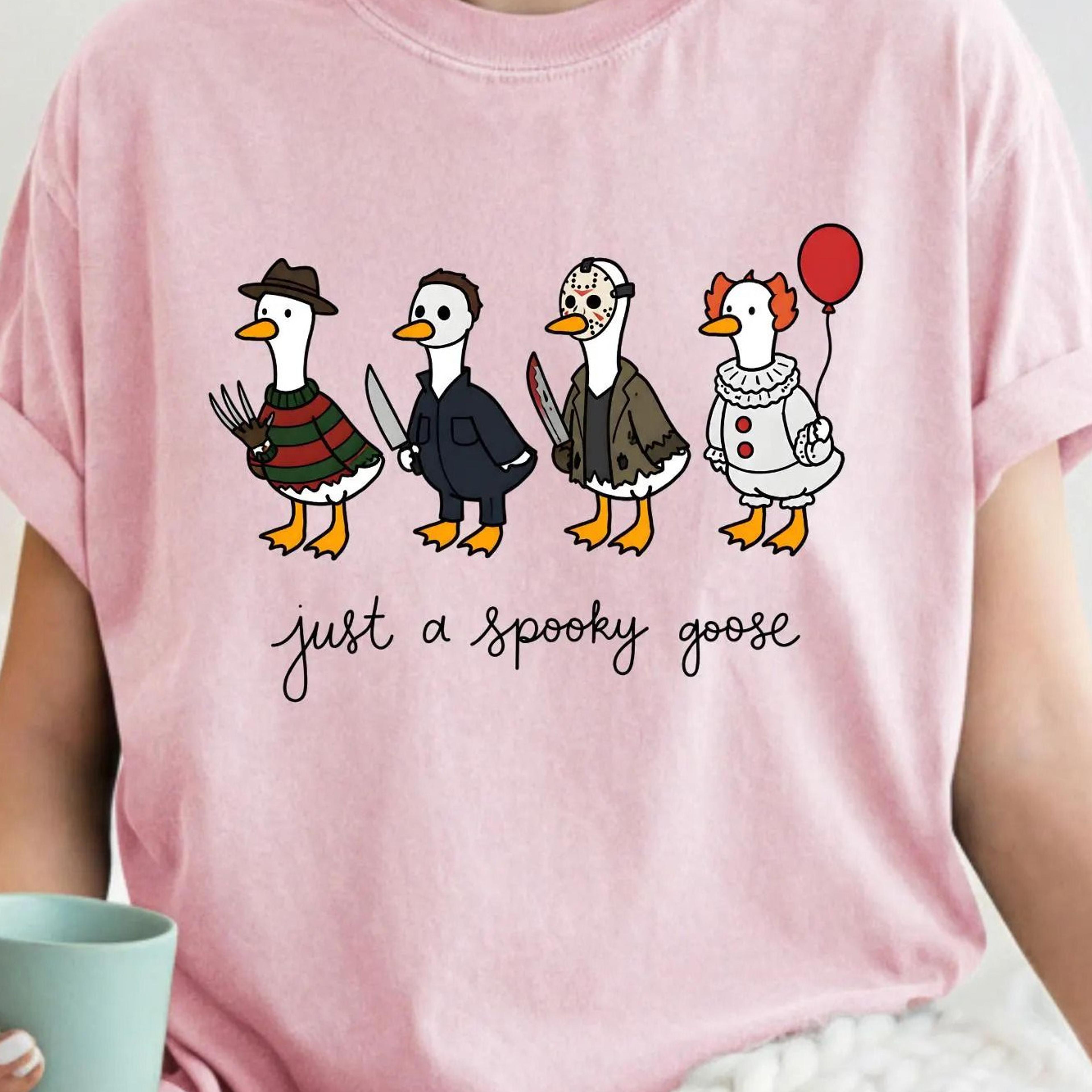 spooky goose halloween t-shirt funny goose shirt halloween sweatshirt