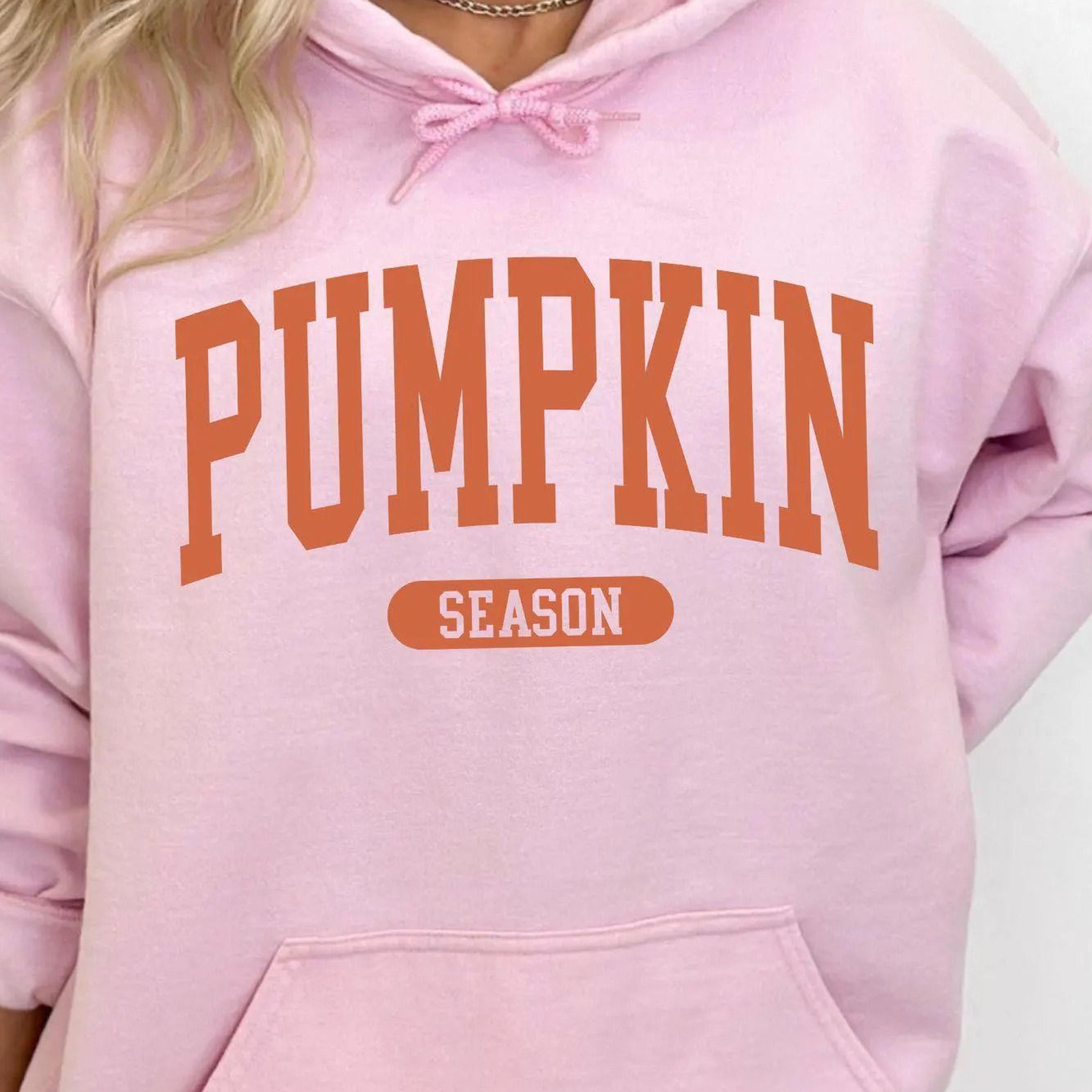 retro pumpkin season t-shirt cute fall thanksgiving sweatshirt autumn hoodie for women