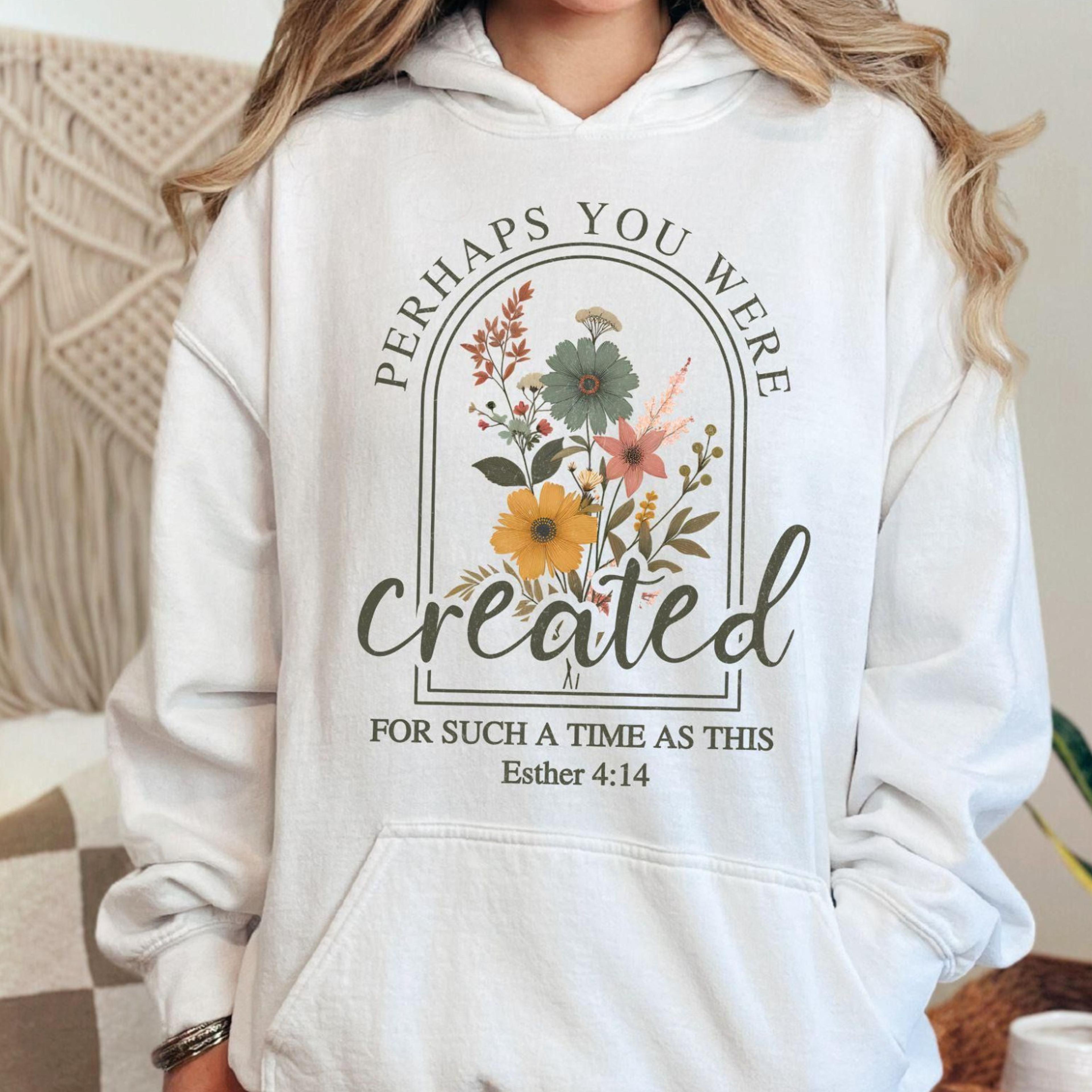 for such a time as this t-shirt bible verse christian faith sweatshirt for women