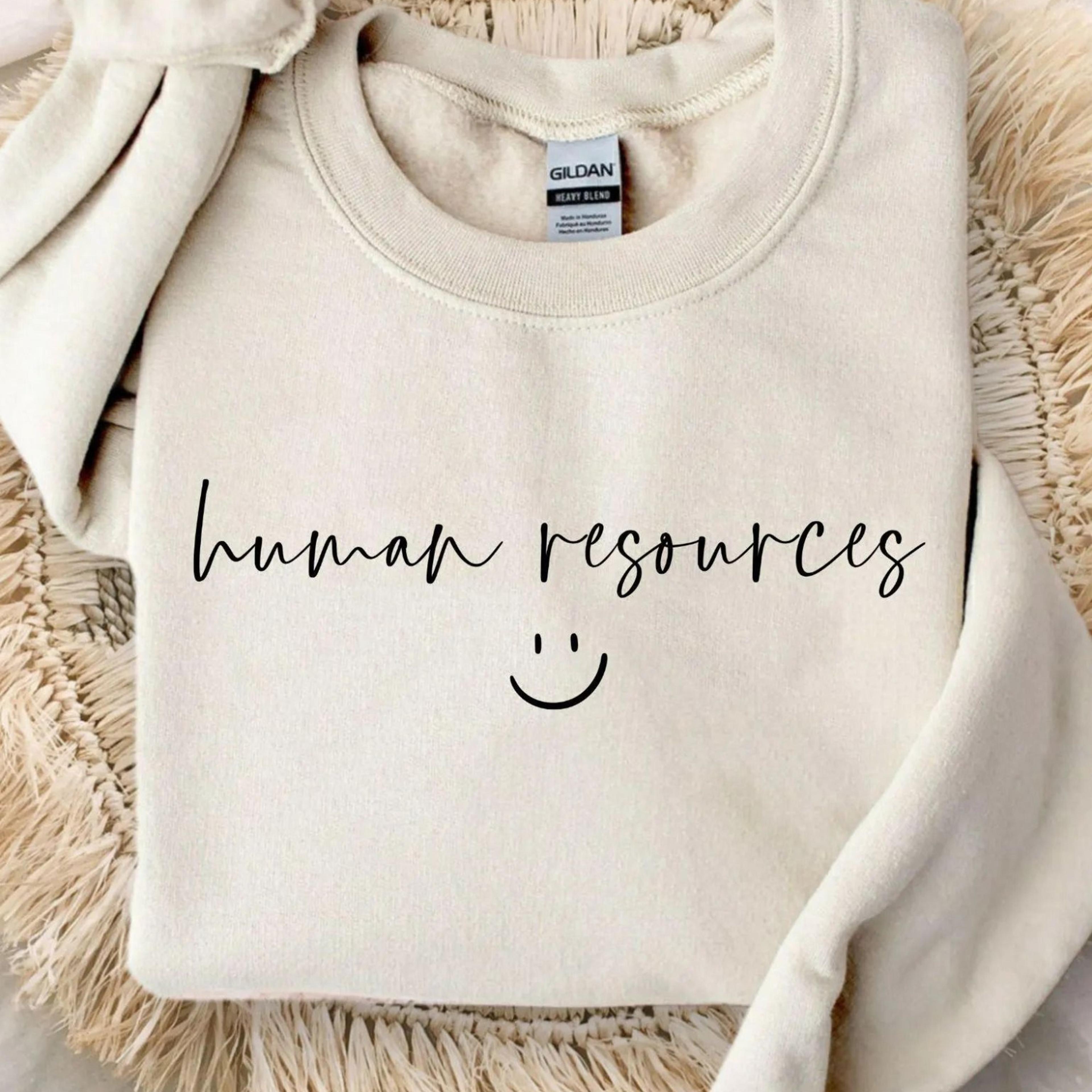human resources t-shirt hr manager crewneck sweatshirt funny hr professional gift