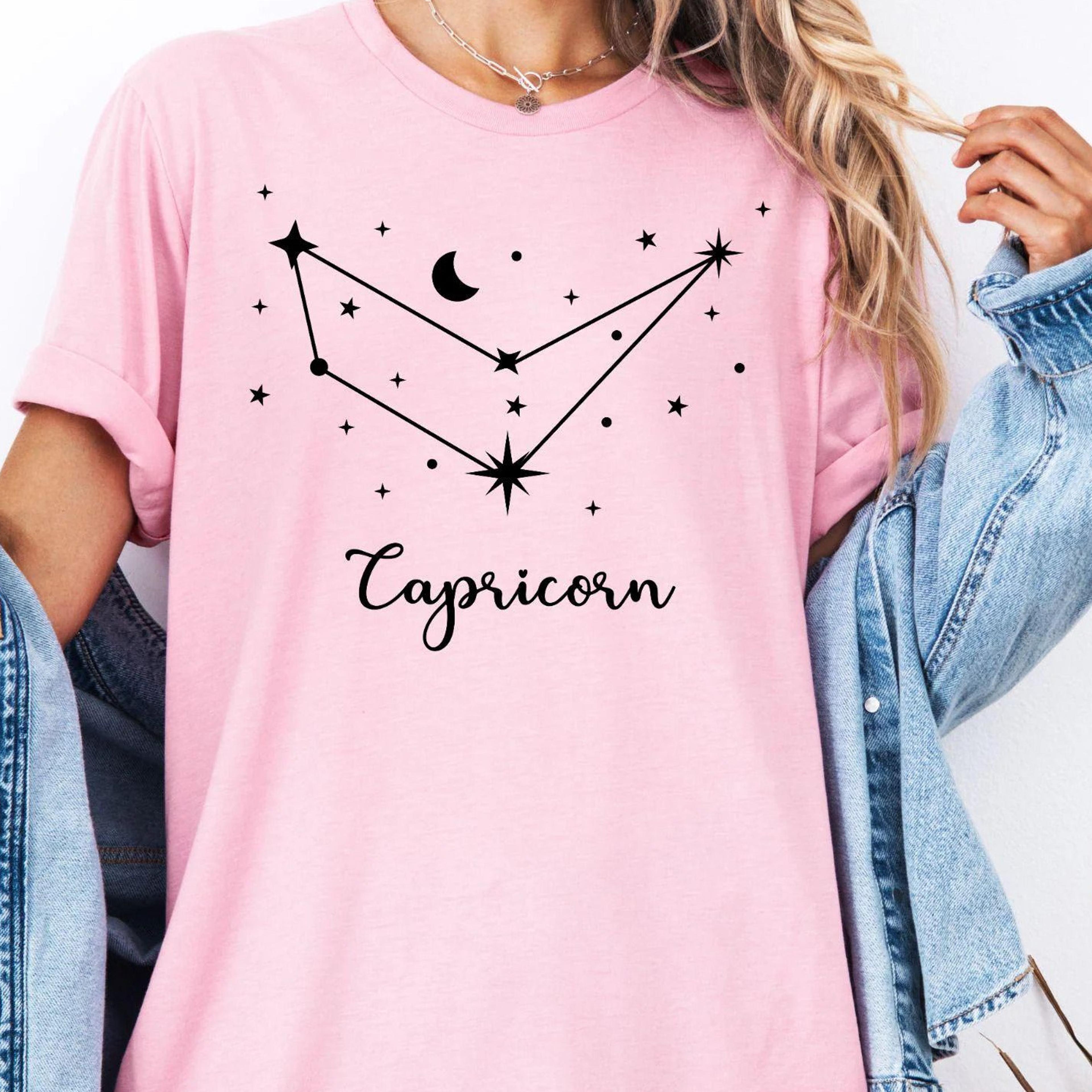 capricorn zodiac t-shirt astrology horoscope sign sweatshirt capricorn gift