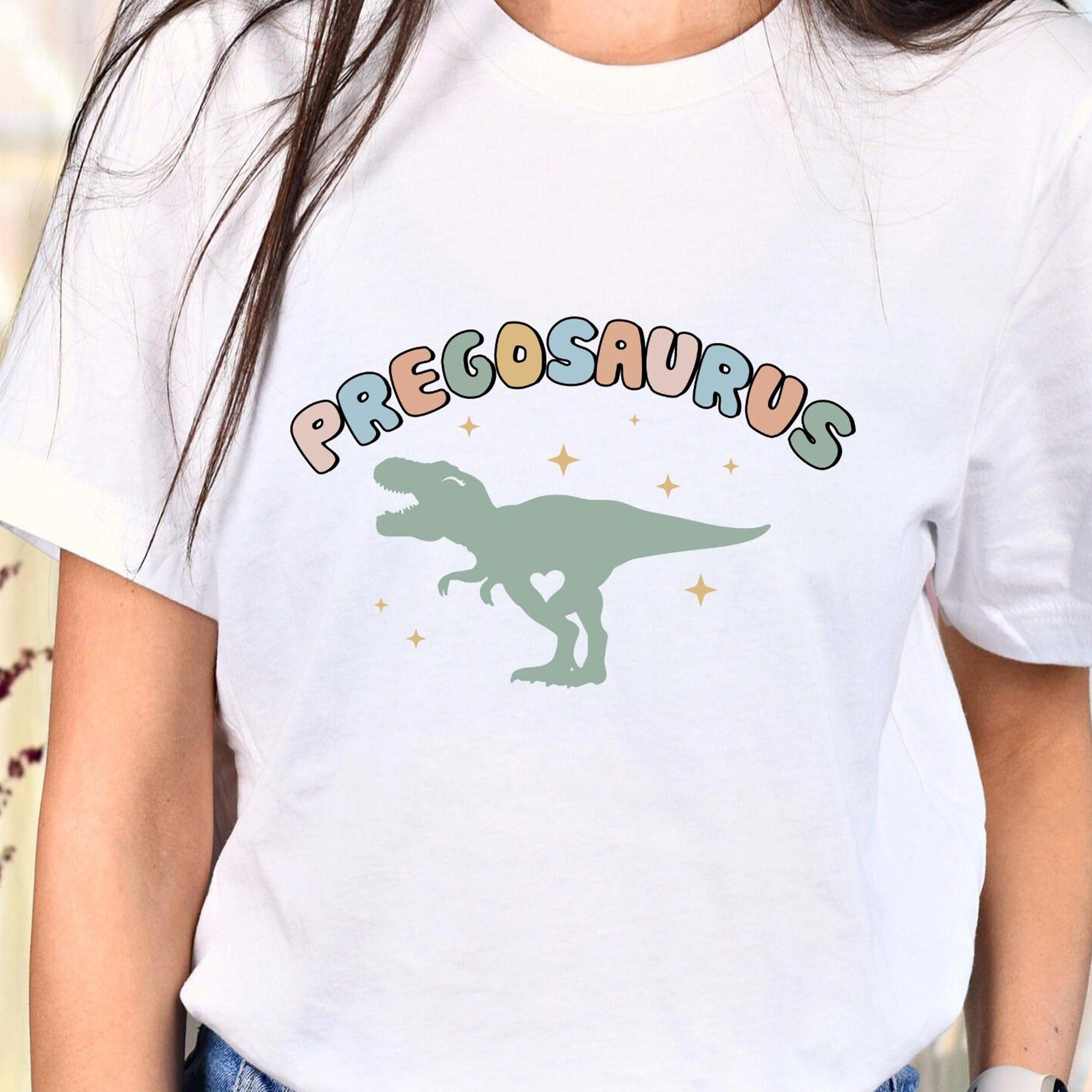 pregosaurus pregnancy announcement t-shirt funny expecting mom baby shower sweatshirt