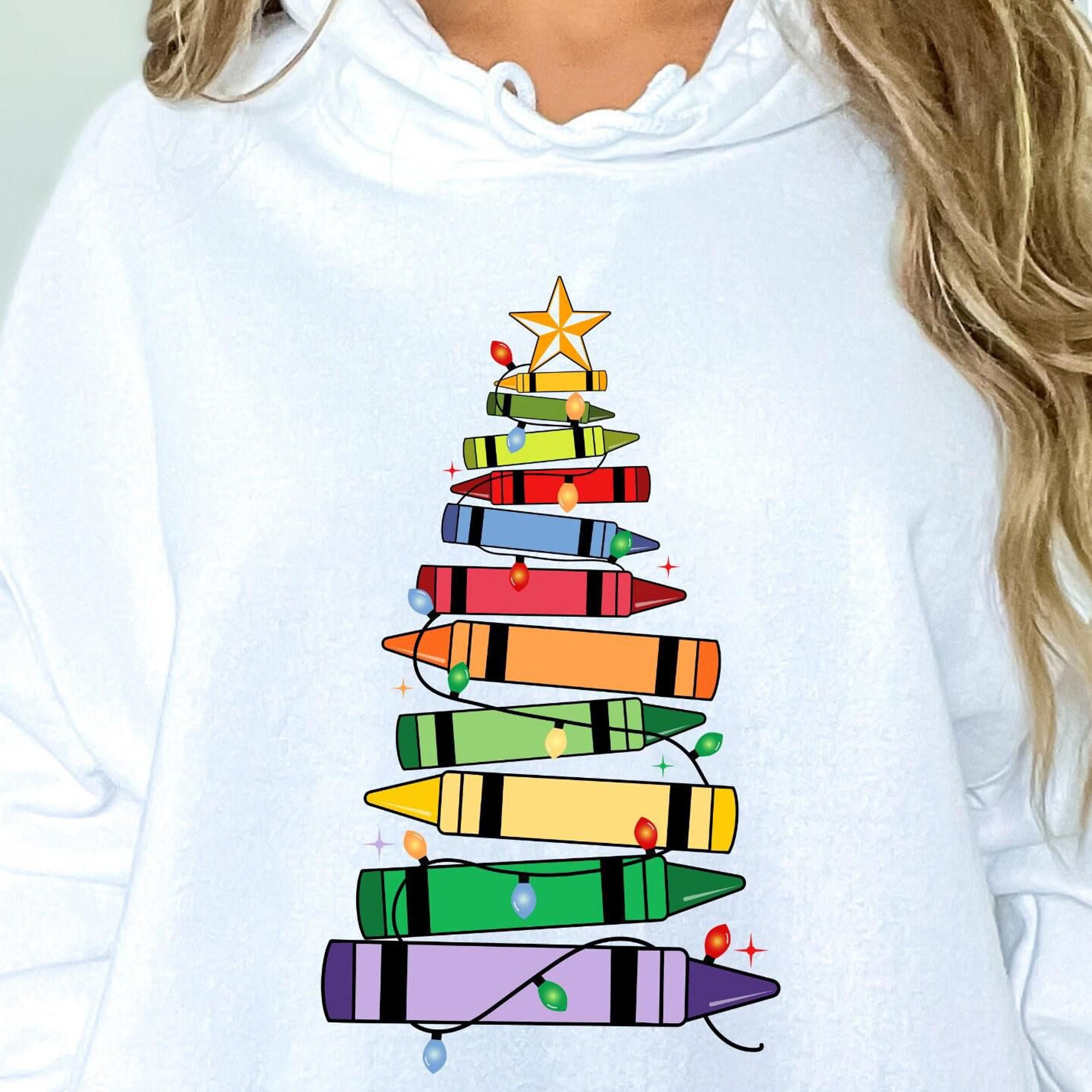 christmas teacher t-shirt festive teacher life holiday sweatshirt gift for educator