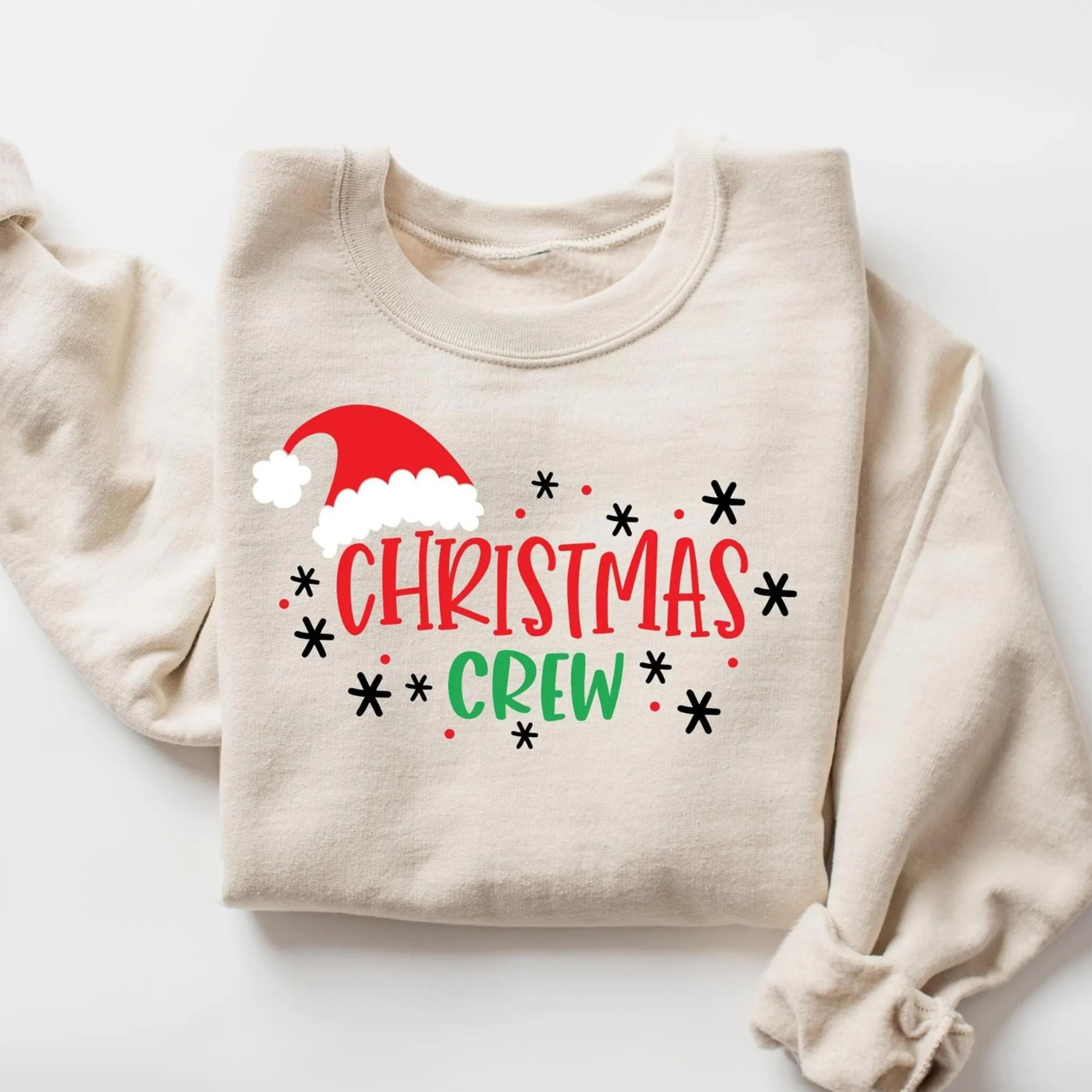 christmas crew shirt, christmas party crew tee, christmas matching shirts, christmas big family crew, christmas holiday