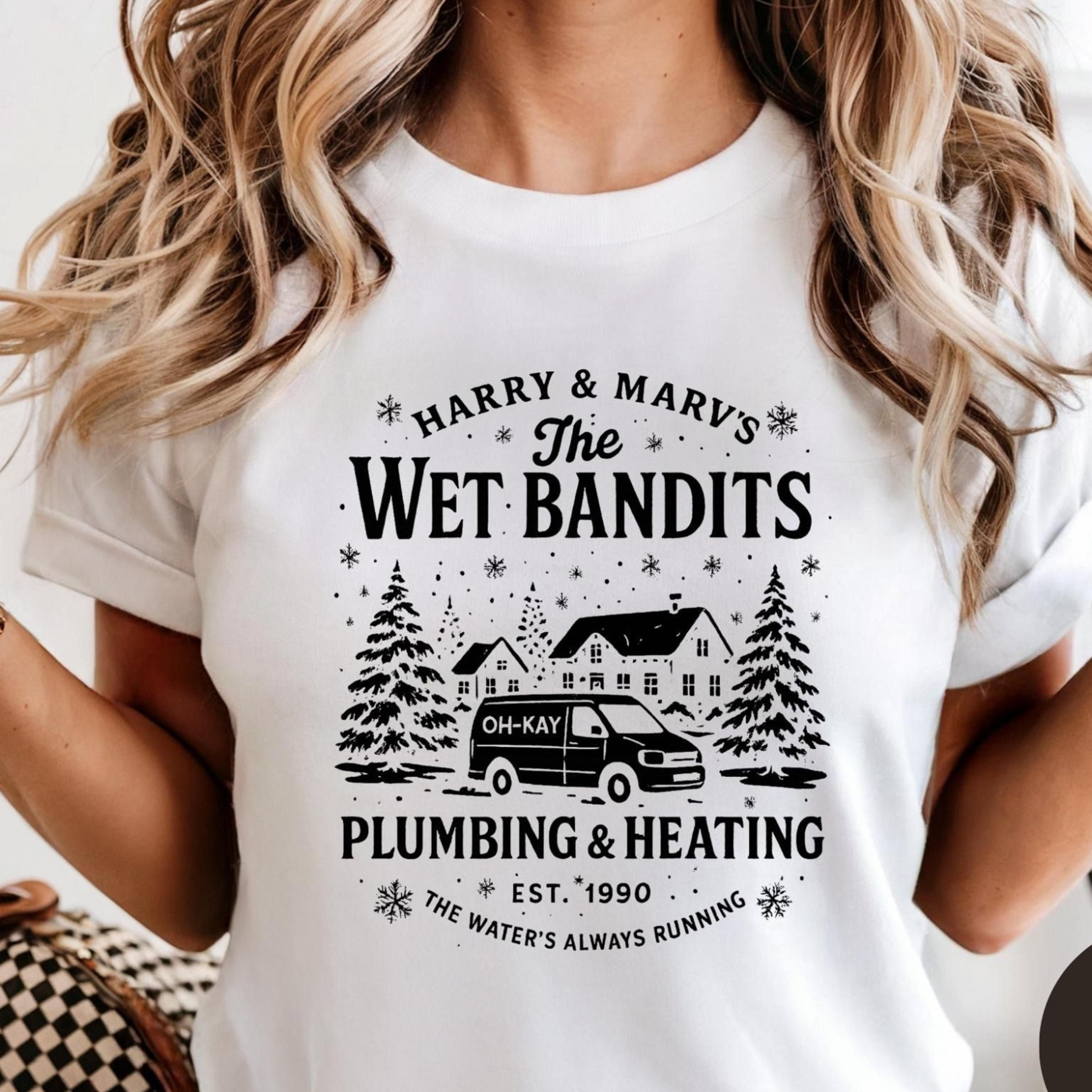 home alone christmas shirt, the wet bandits, 90s xmas movie tee