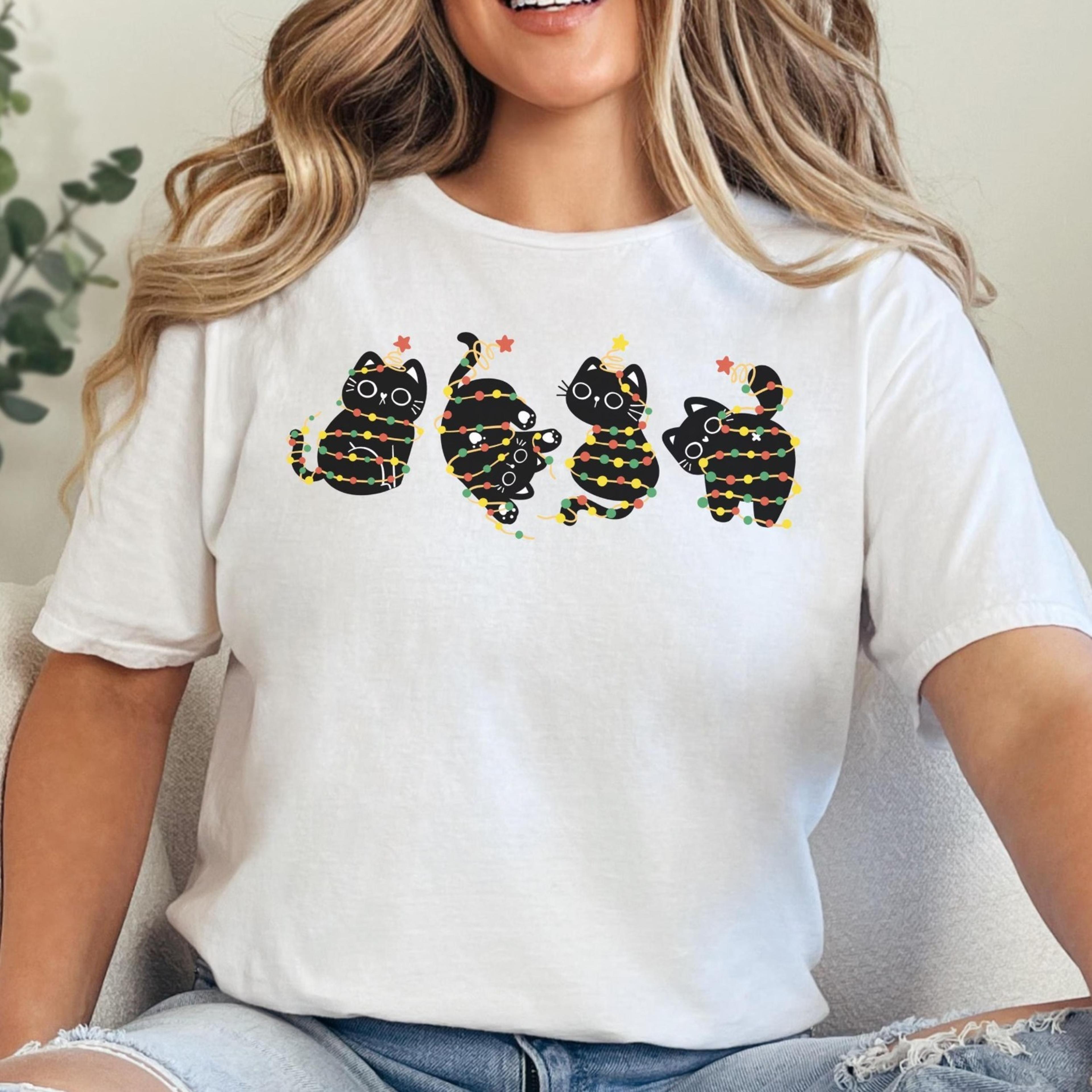 christmas cat shirt, funny cat shirt, funny cat tshirt, cat shirt, cat lover gift christmas, gift for cat lovers, cat mo