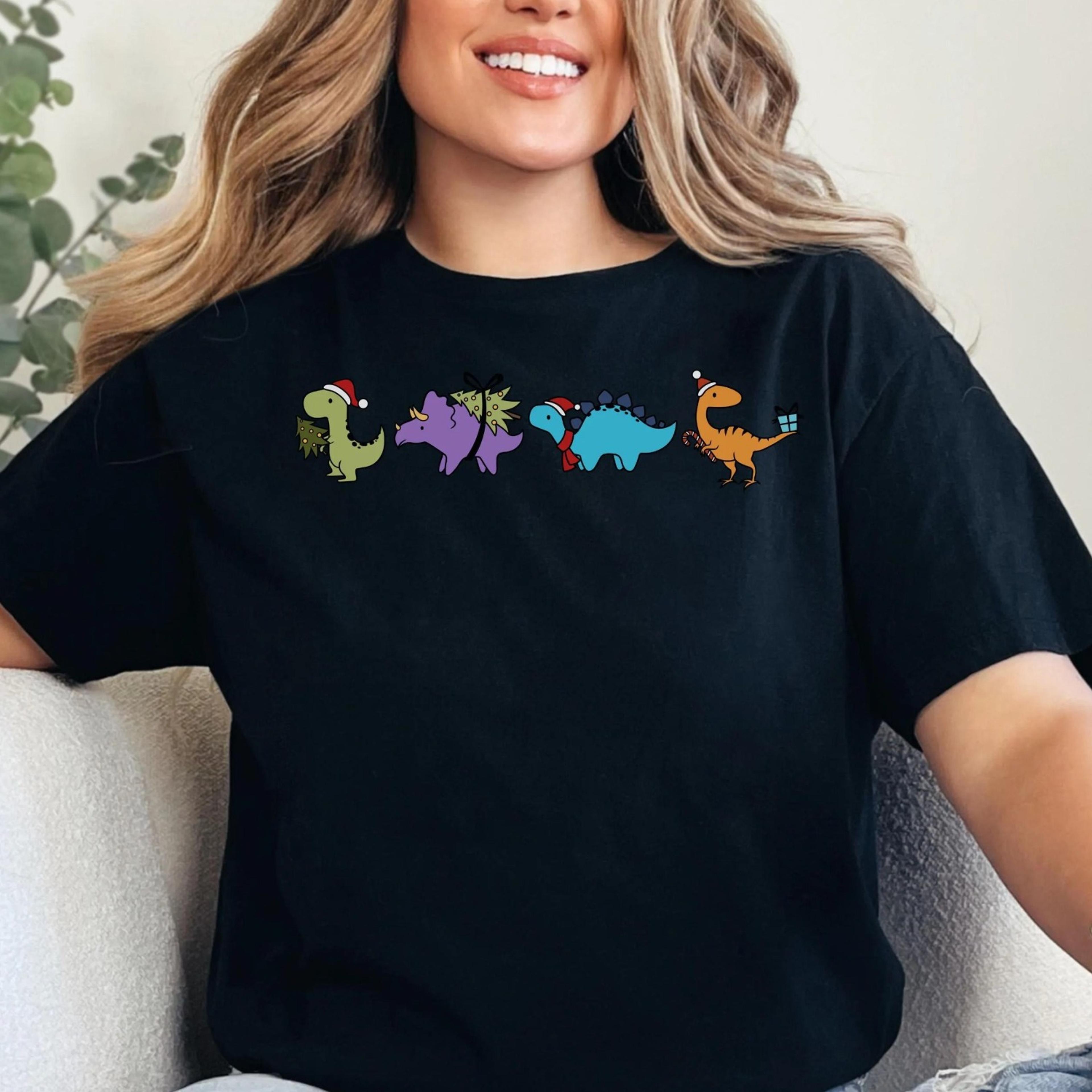 dinosaur shirt christmas, funny christmas shirt, dinosaur christmas shirt, christmas dinosaur tshirt, christmas tshirt,