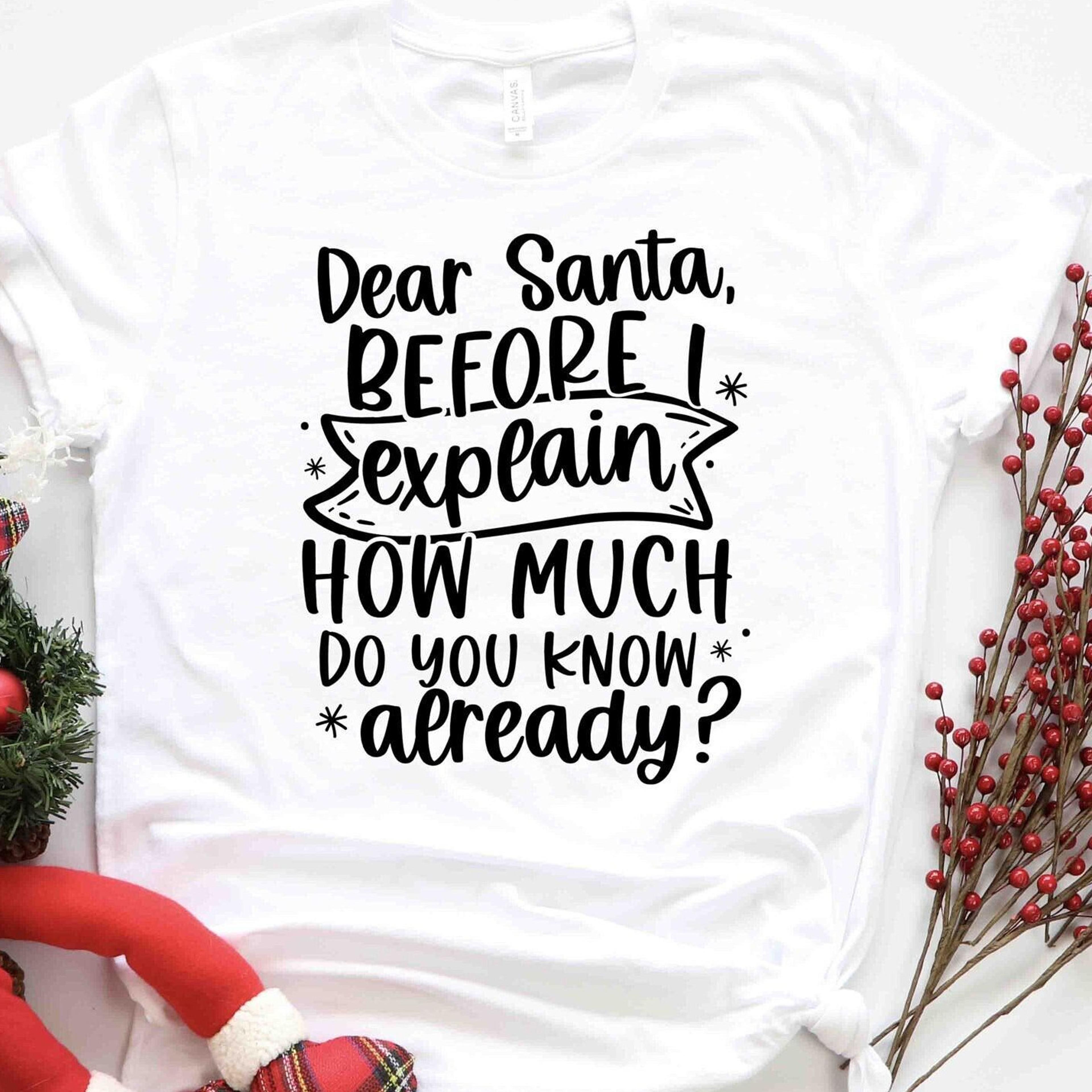 dear santa shirt, funny christmas shirt, naughty joyful mistletoe blessing friends snow noel shirt,